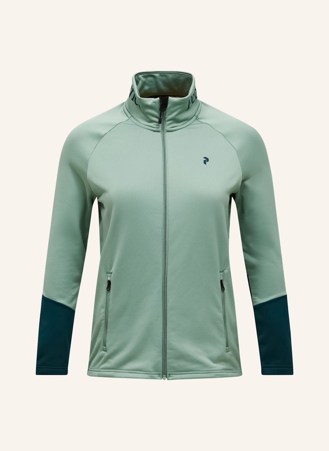 Peak Performance W Rider Essentials Midlayer Zip Jacket Fleecejacke: HELLGRÜN