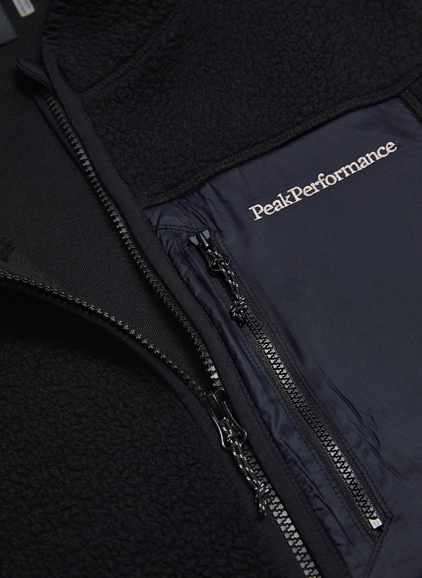 Peak Performance Fleeceweste NATURERUSH PILE: SCHWARZ