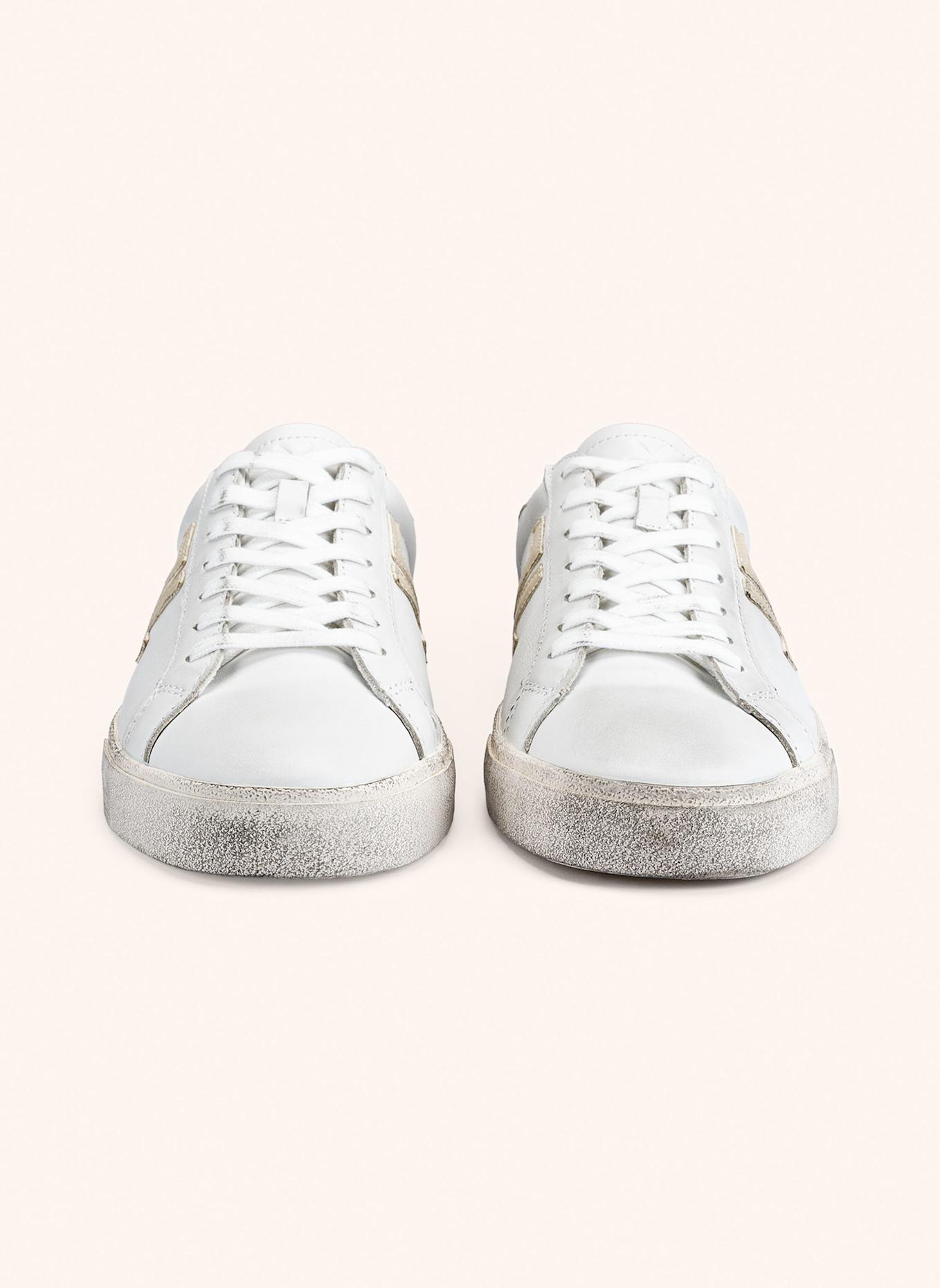 LLOYD Sneaker: WEISS/ BEIGE