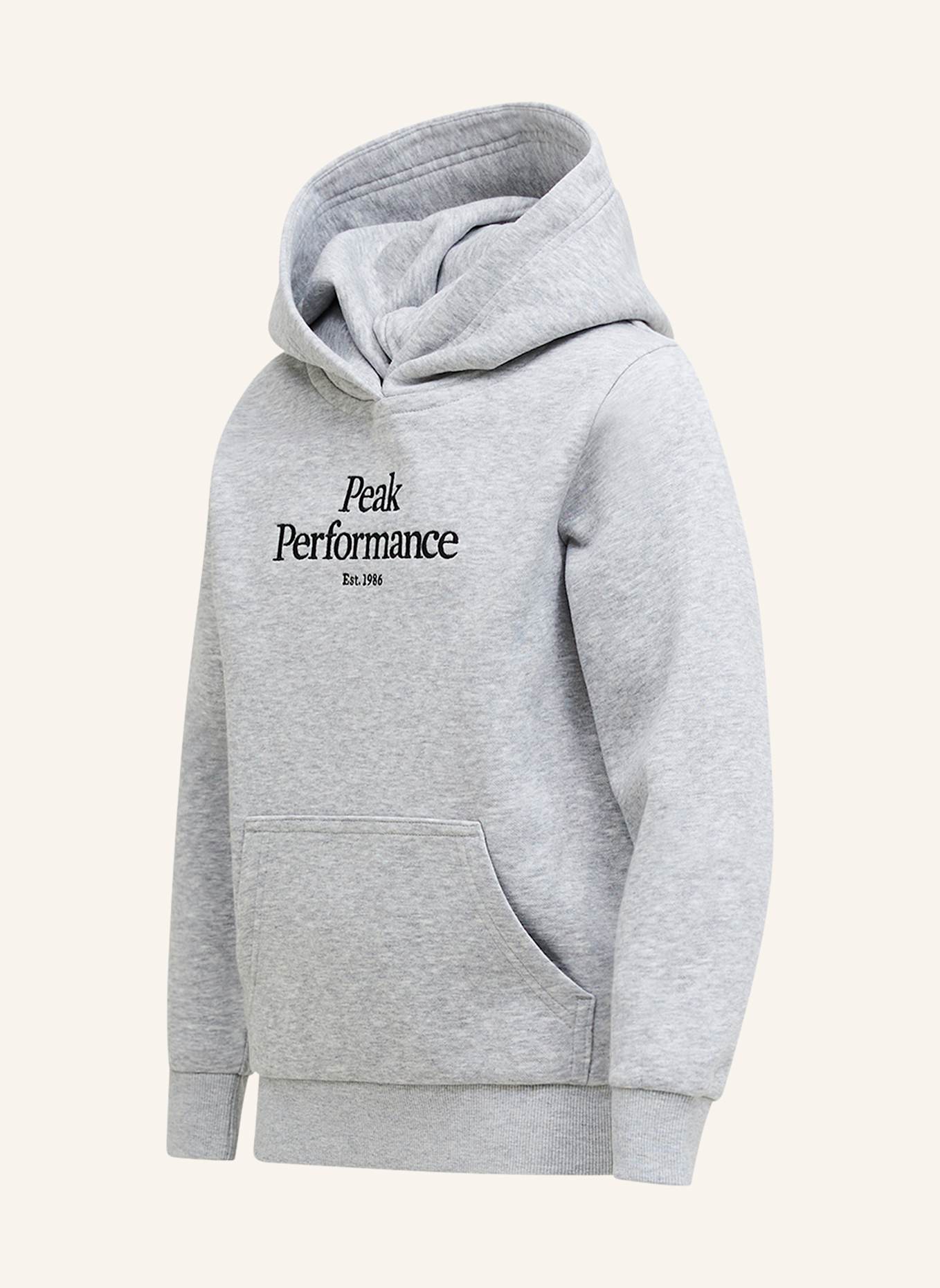 Peak Performance Kapuzensweatshirt: GRAU