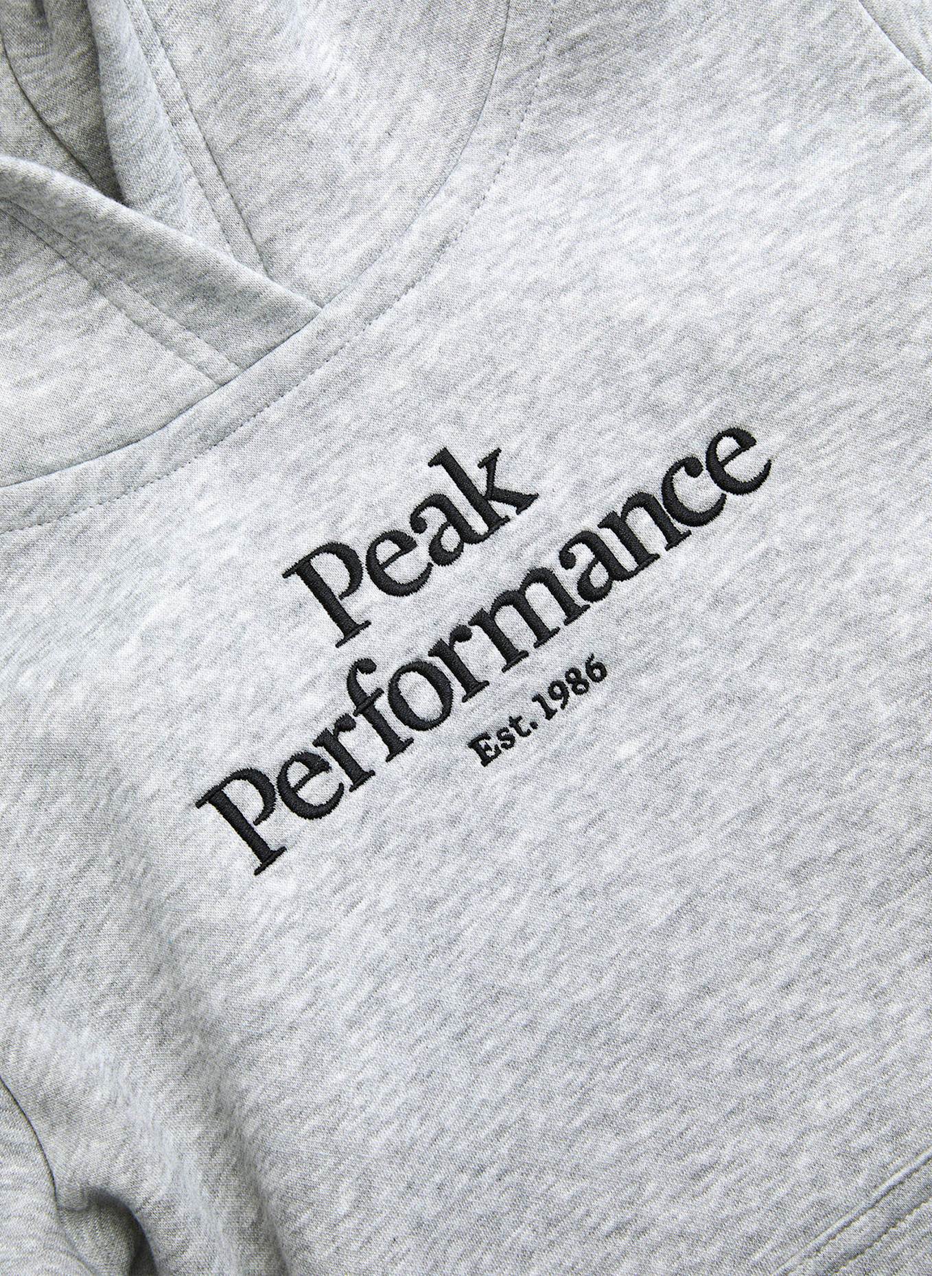Peak Performance Kapuzensweatshirt: GRAU