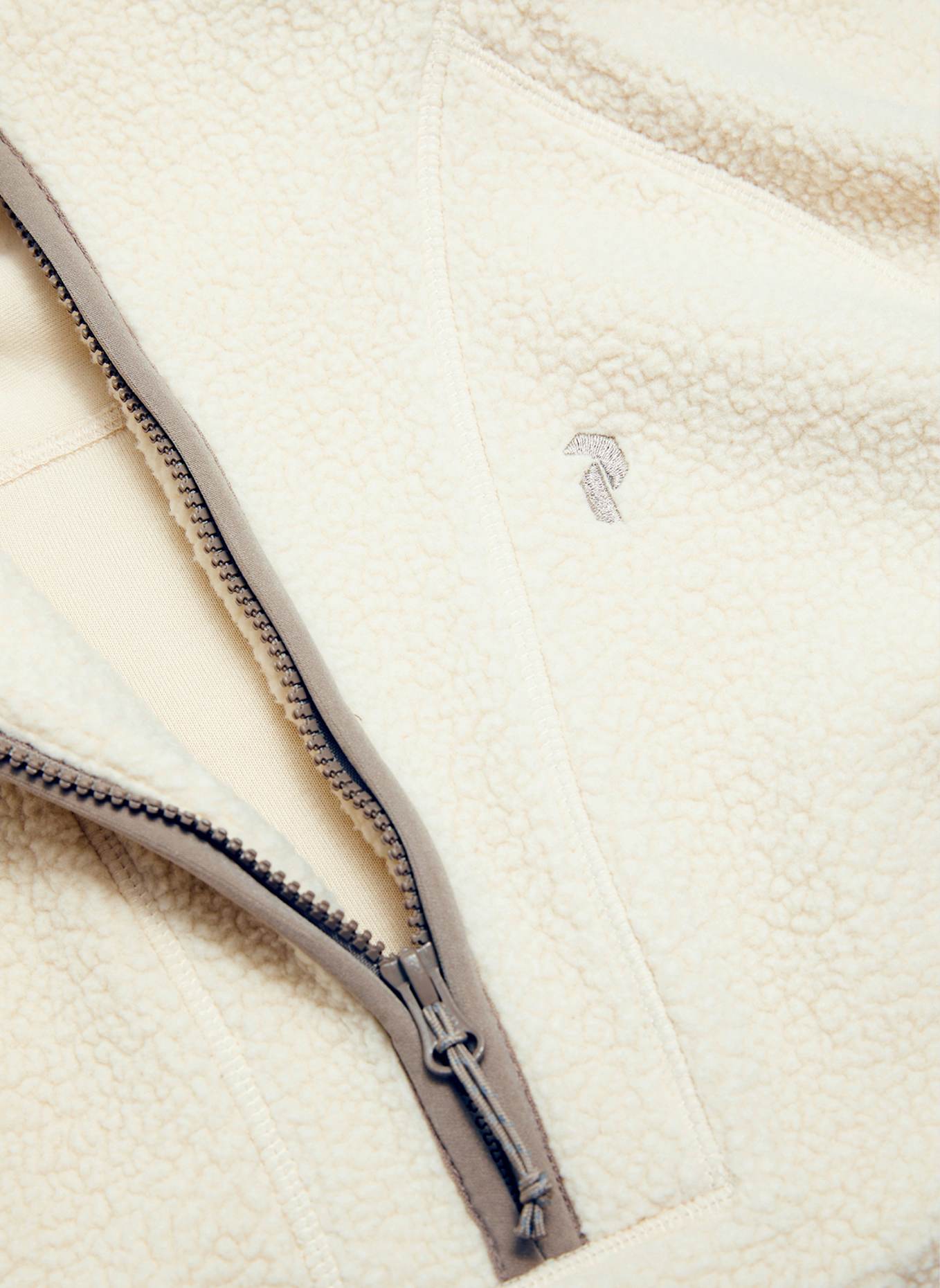 Peak Performance Fleecejacke: BEIGE