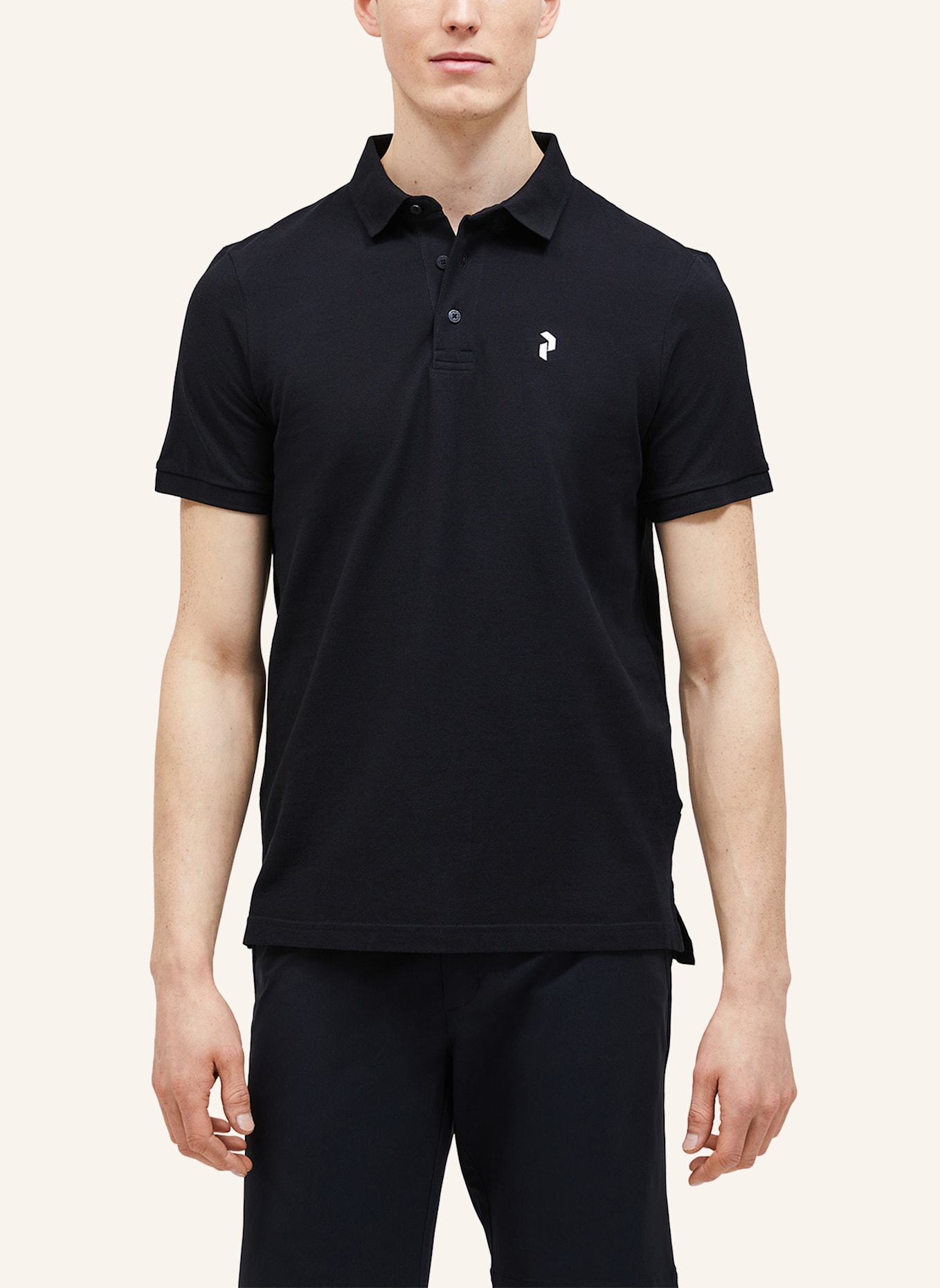 Peak Performance Poloshirt: SCHWARZ