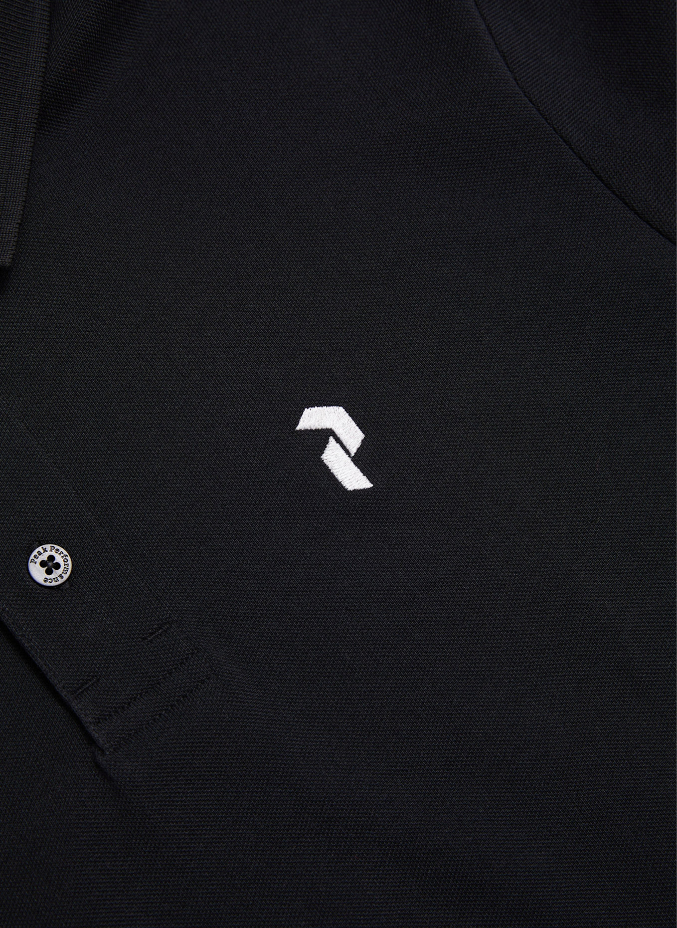 Peak Performance Poloshirt: SCHWARZ