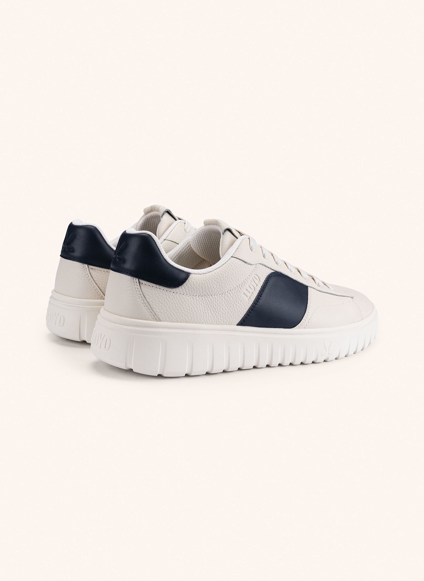 LLOYD Sneaker: WEISS/ SCHWARZ