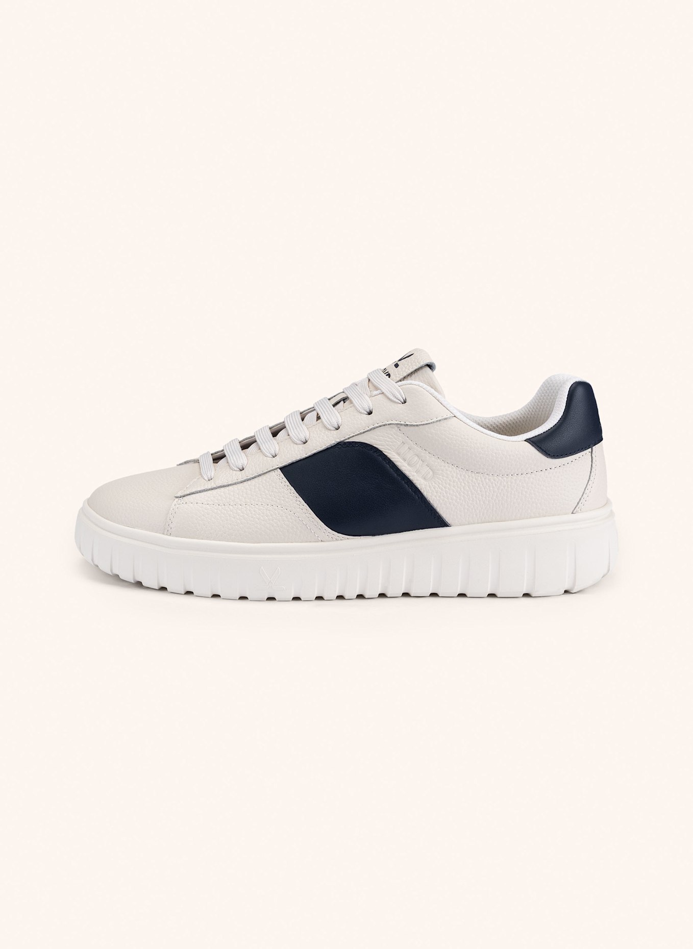 LLOYD Sneaker: WEISS/ SCHWARZ