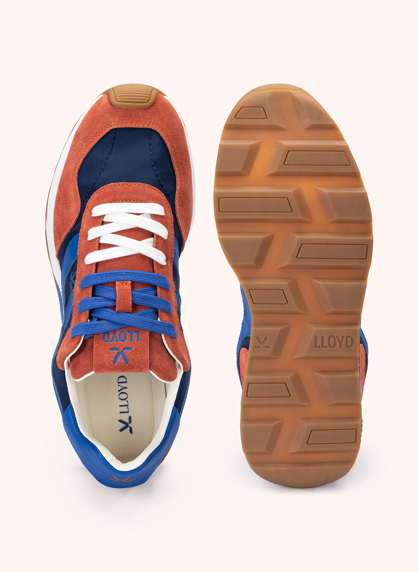 LLOYD Strado Sneaker: ROT/ BLAU