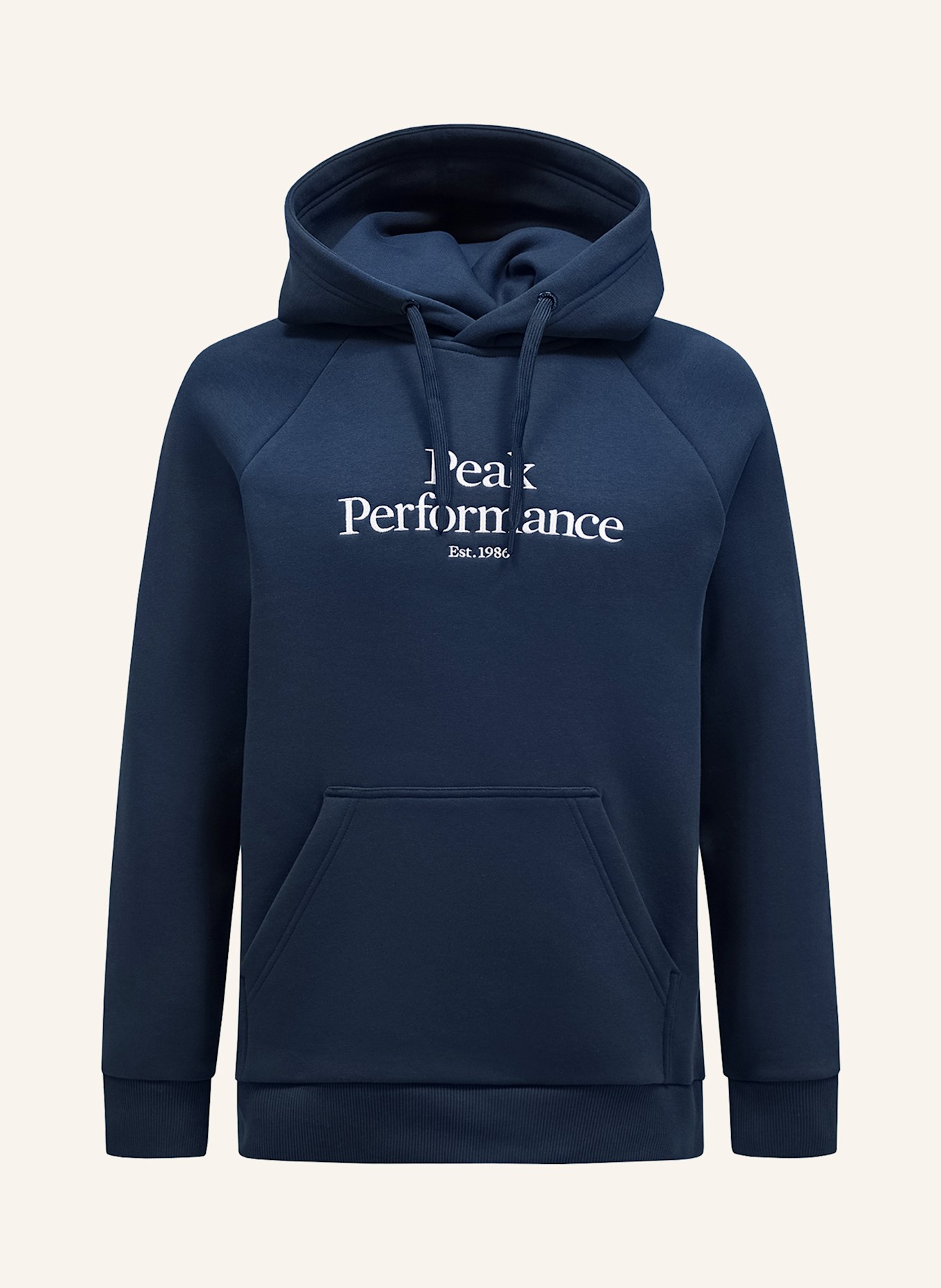 Peak Performance M Original Hood Kapuzensweatshirt: DUNKELBLAU