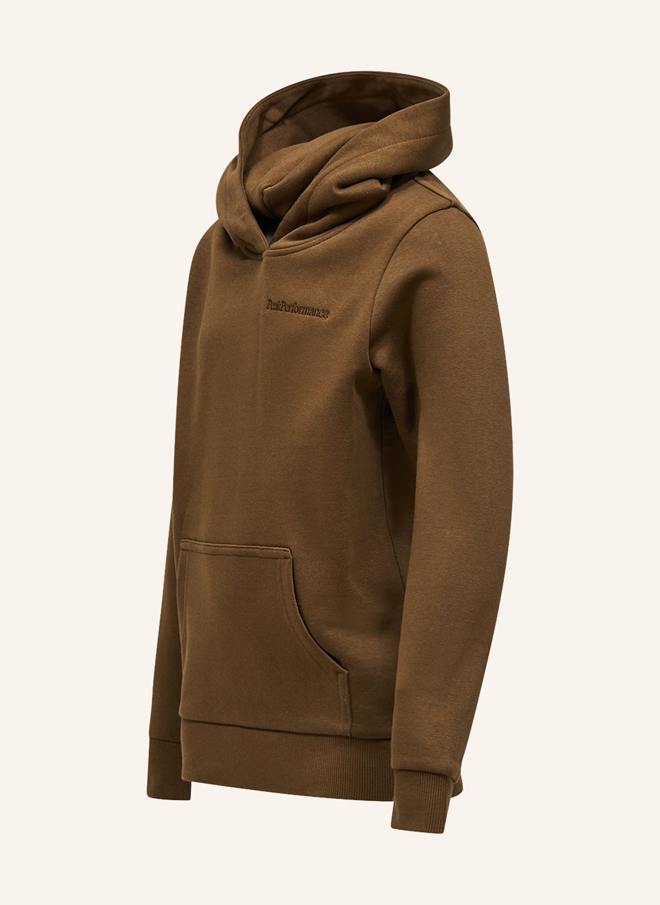 Peak Performance Jr Original Small Logo Hood Kapuzensweatshirt: KHAKI