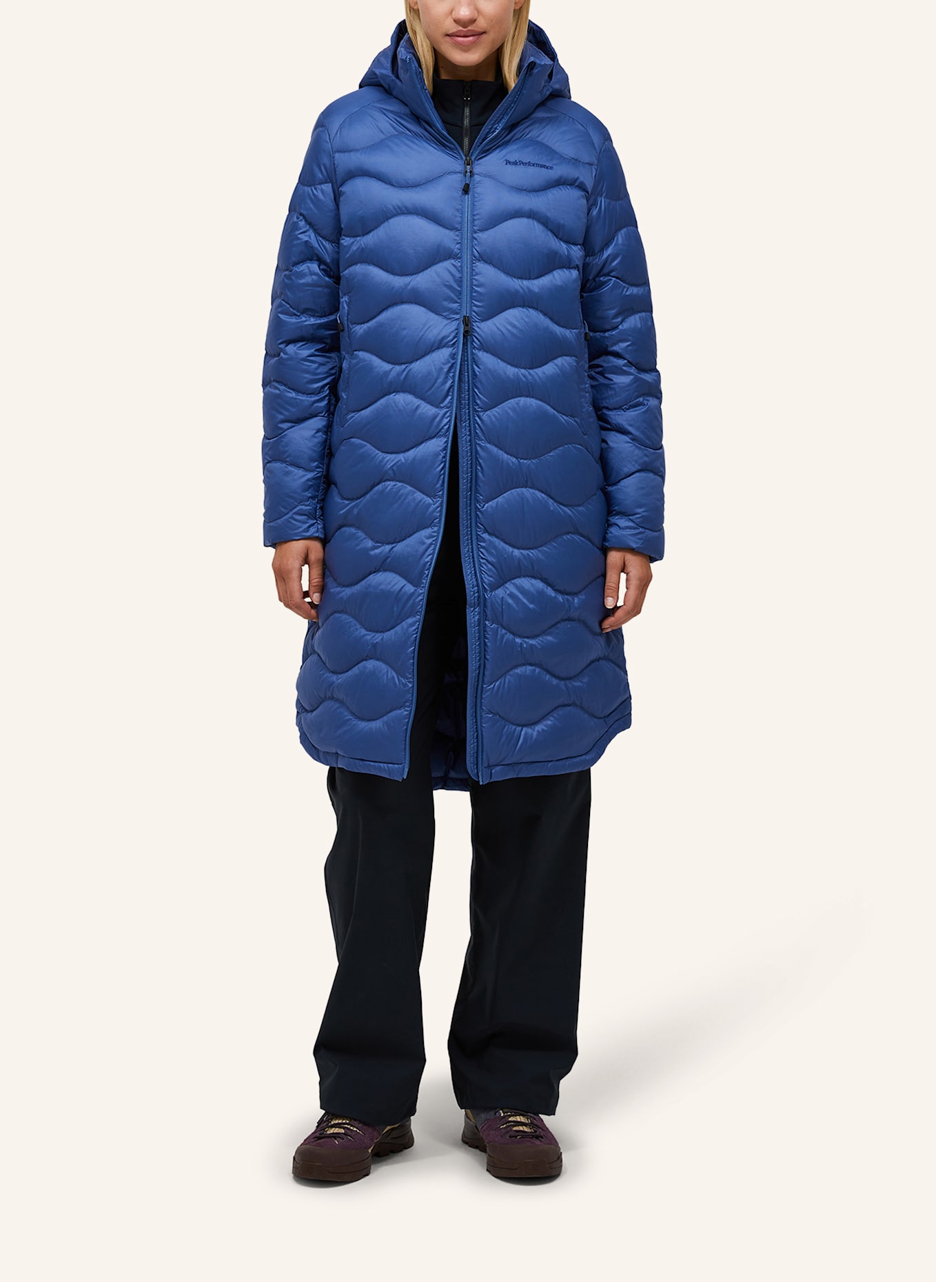 Peak Performance Lightweight-Daunenmantel HELIUM: BLAU
