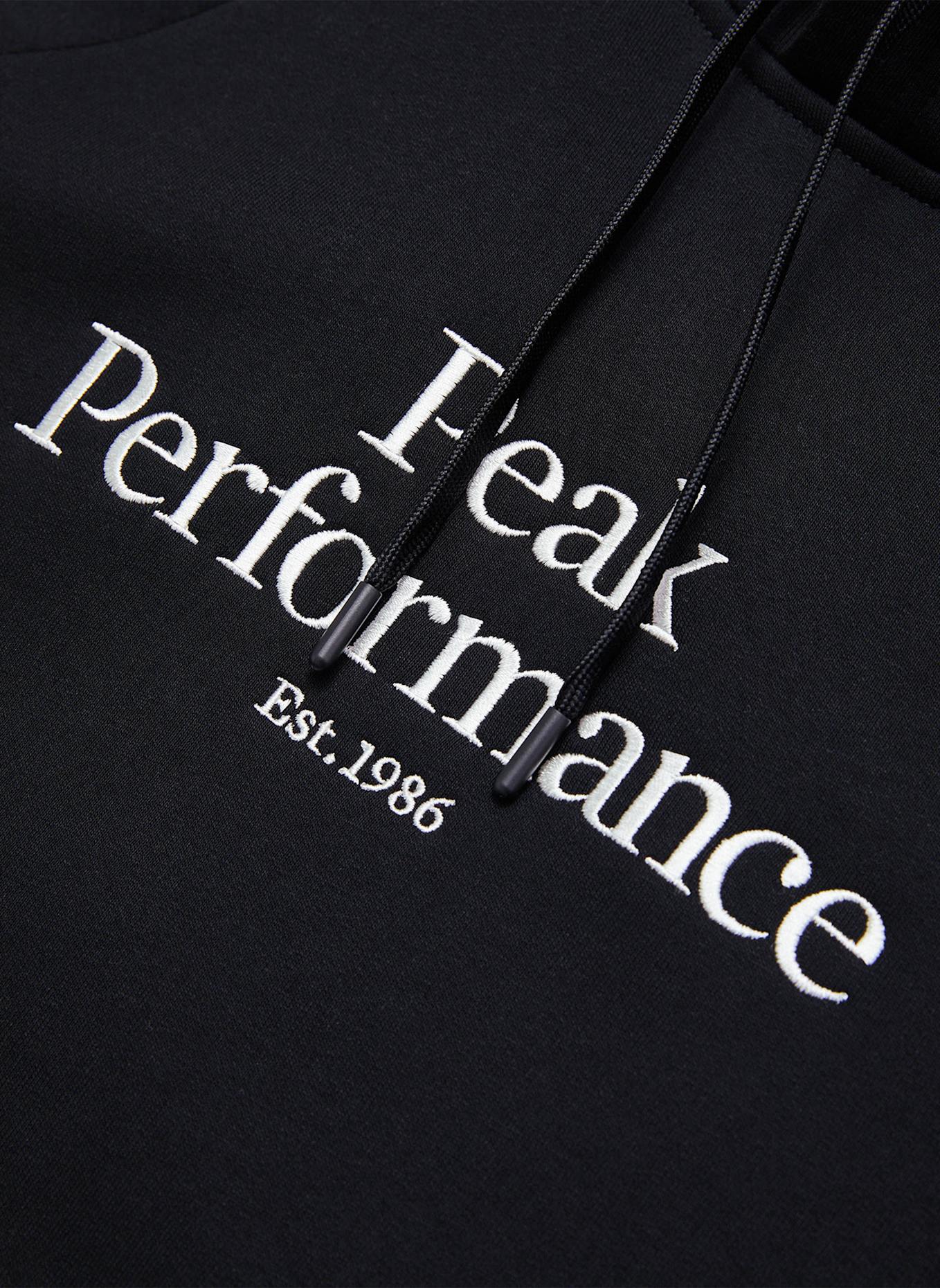 Peak Performance M Original Hood Kapuzensweatshirt: SCHWARZ