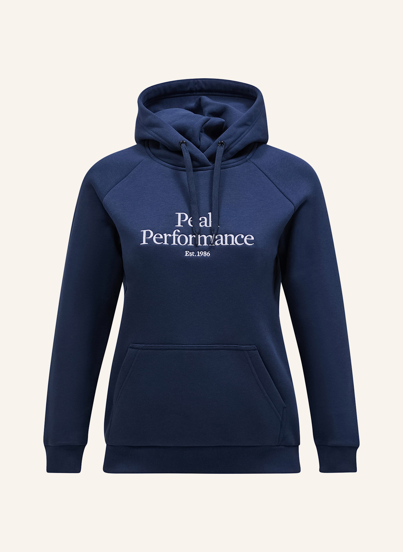 Peak Performance Hoodie: DUNKELBLAU