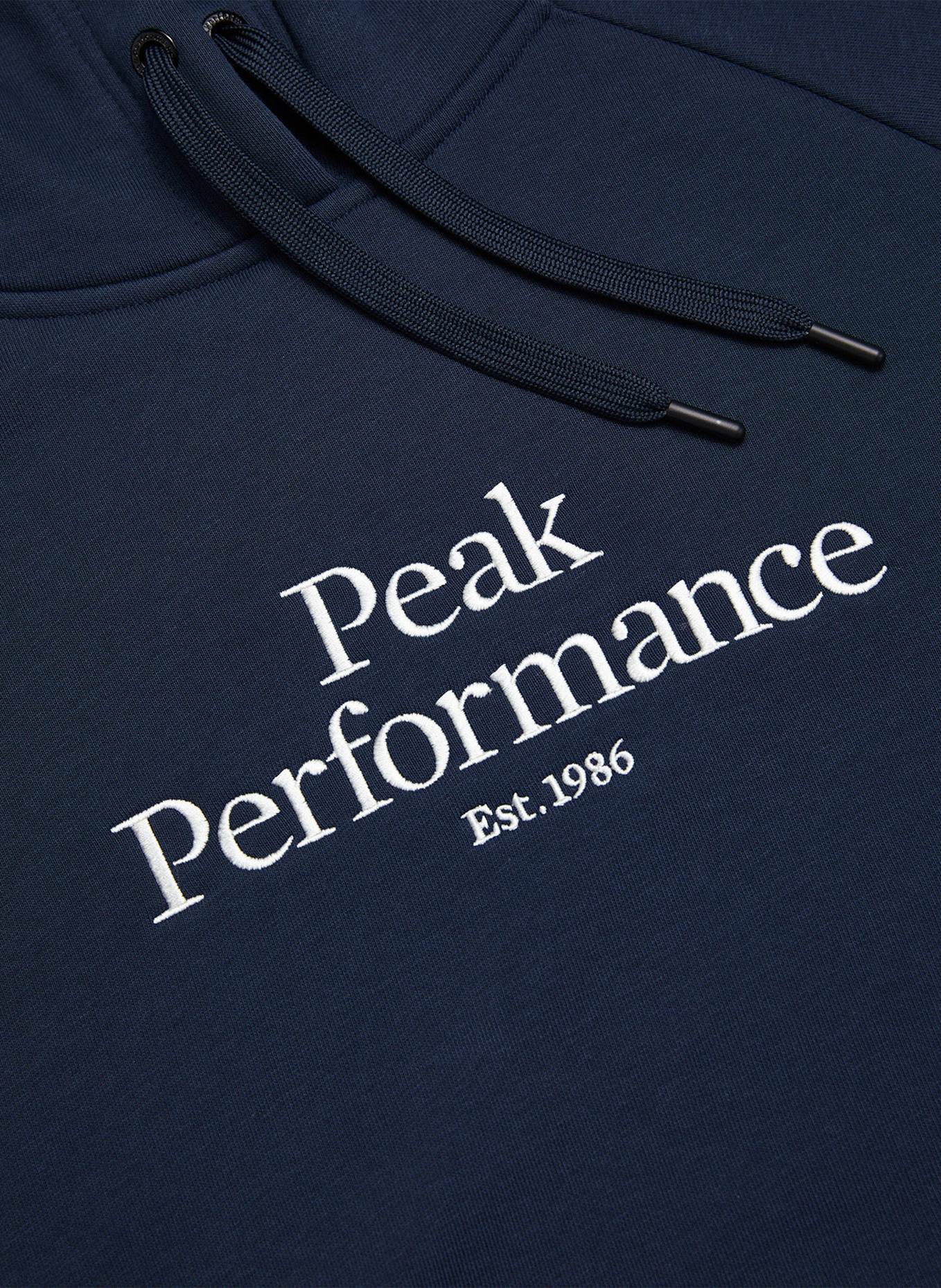 Peak Performance Hoodie: DUNKELBLAU