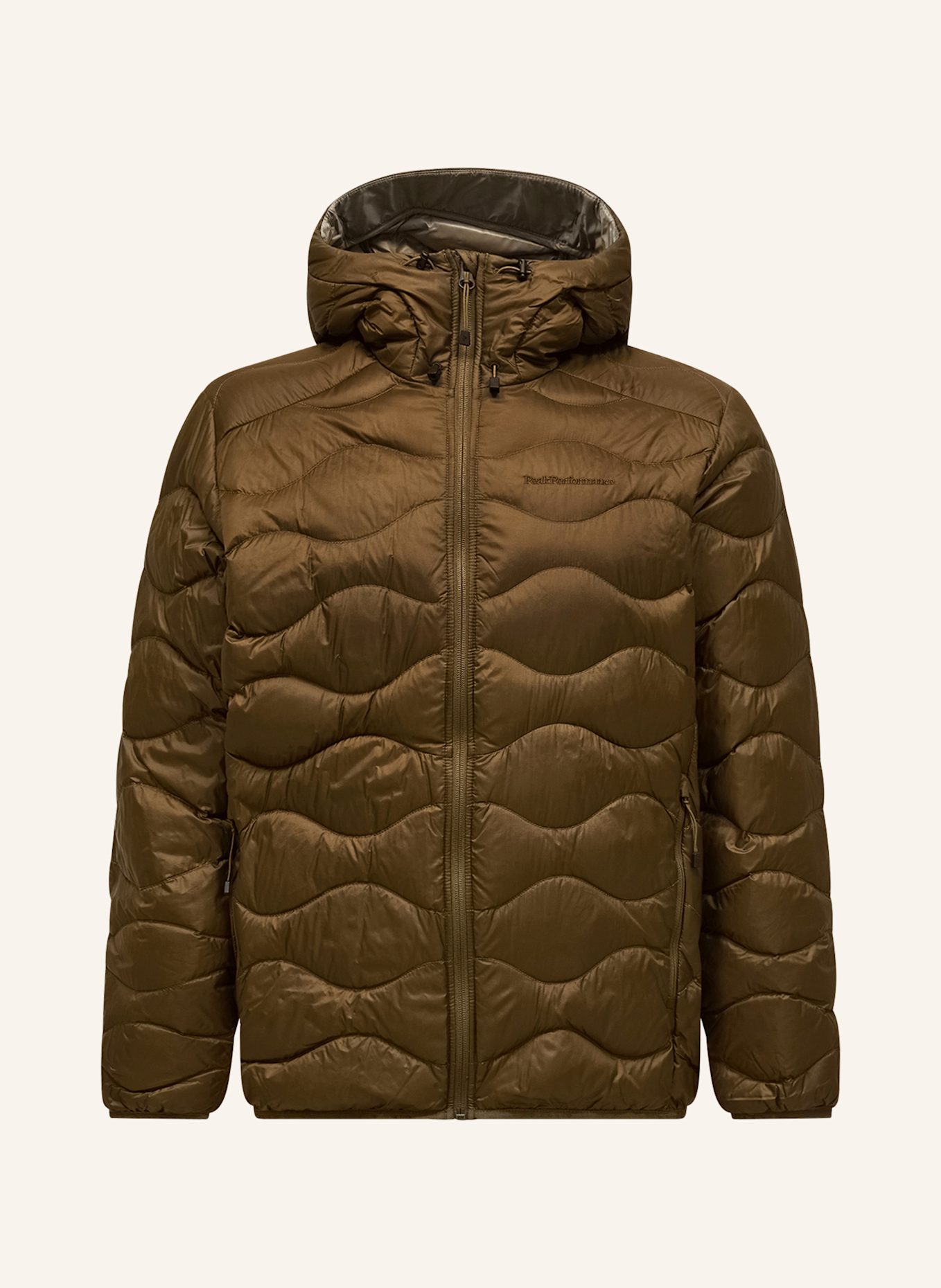 Peak Performance Daunen-Skijacke HELIUM: KHAKI