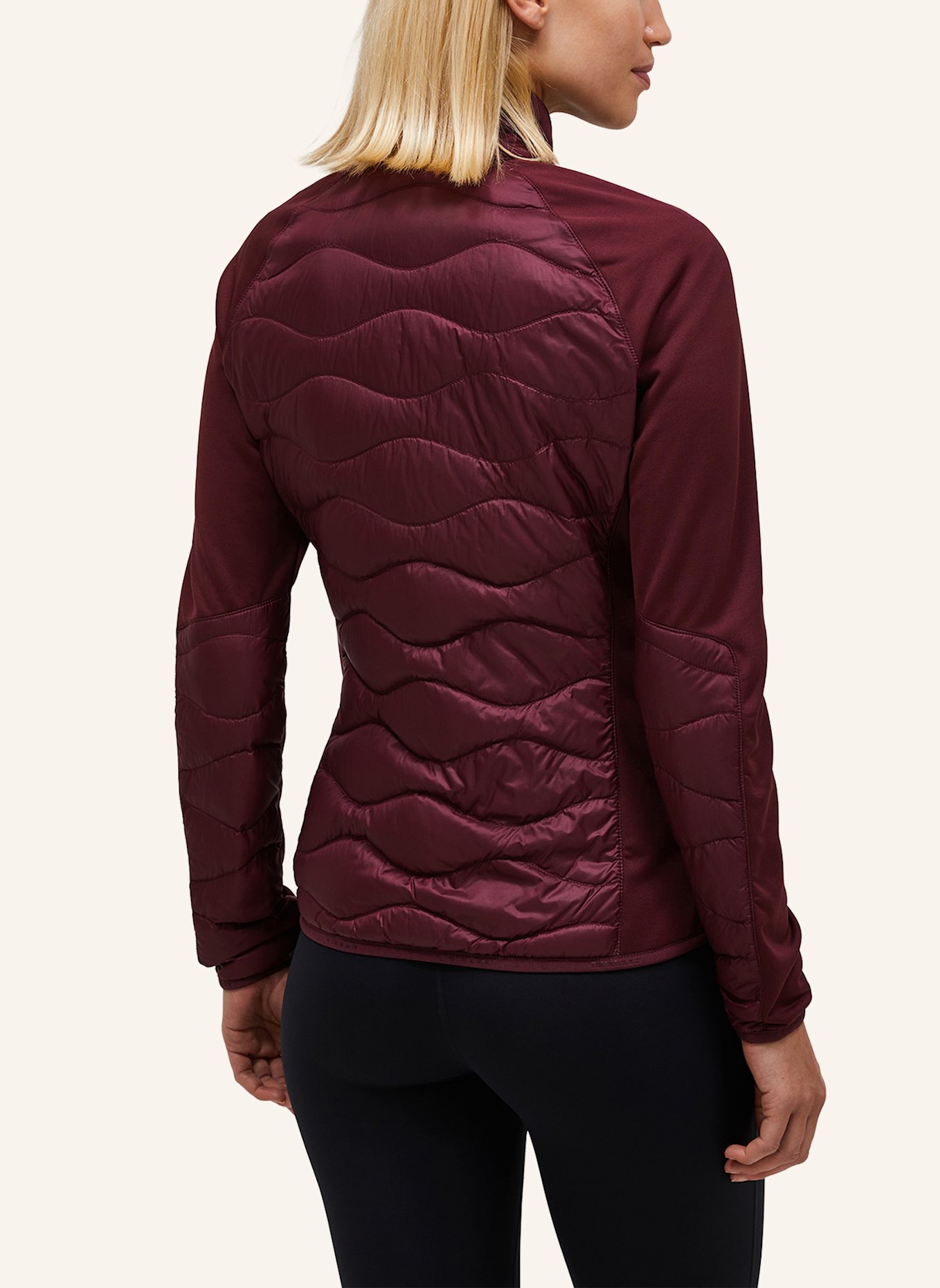 Peak Performance Midlayer-Jacke HELIUM: DUNKELROT