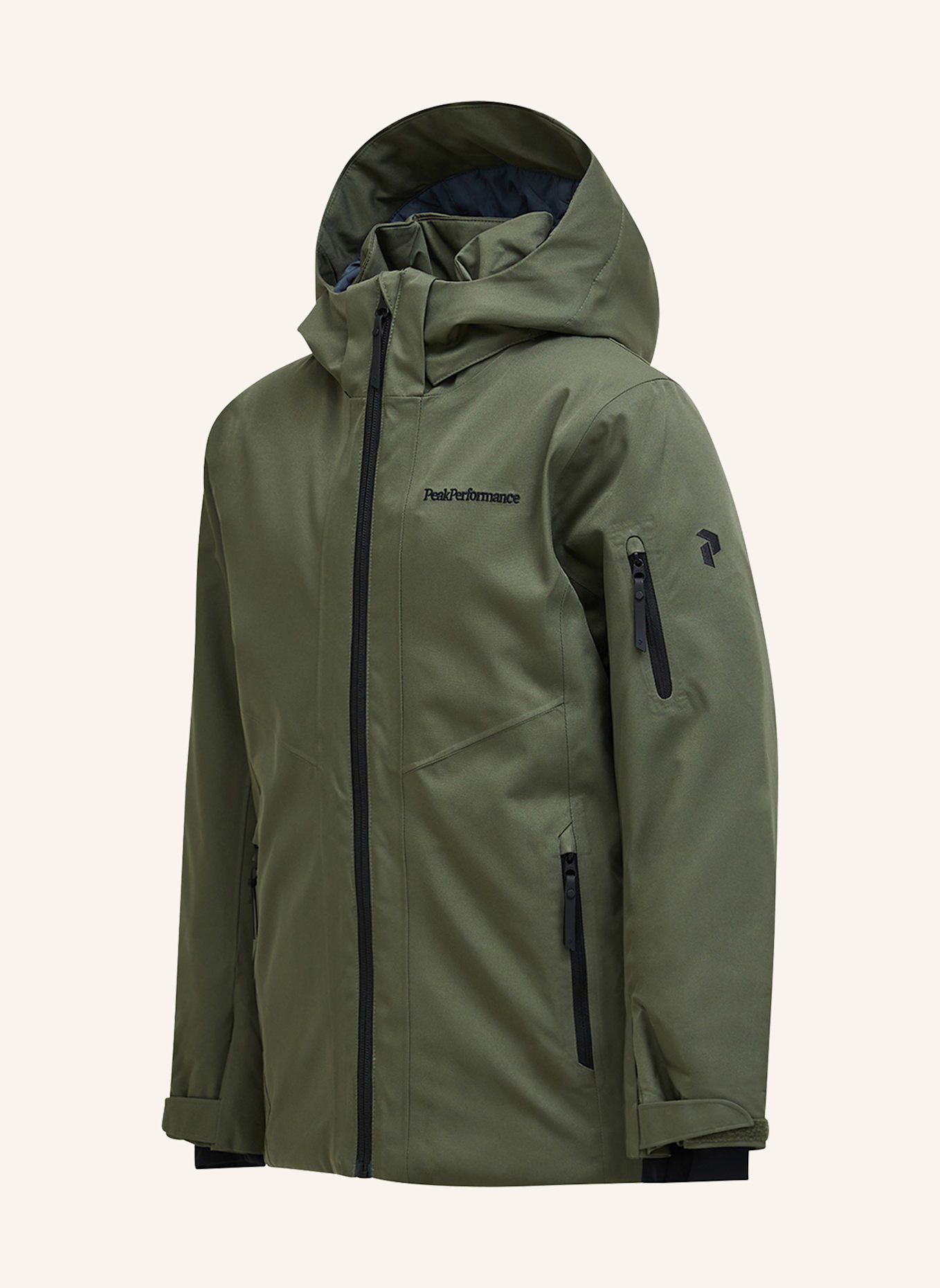 Peak Performance Jr Maroon Hipe® 2L Insulated Shell Jacket Skijacke: OLIV