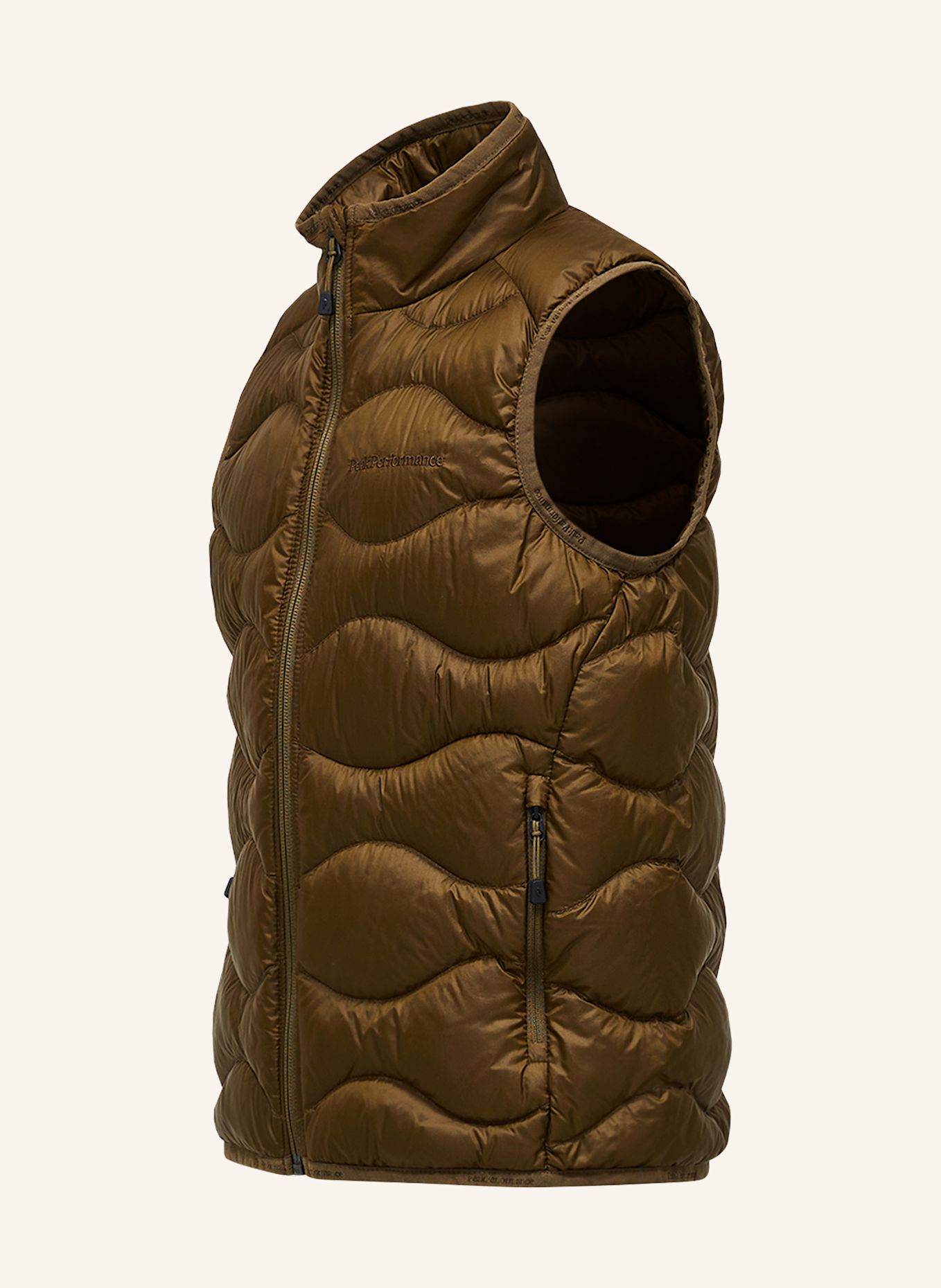 Peak Performance Jr Helium Down Vest Daunenweste: KHAKI