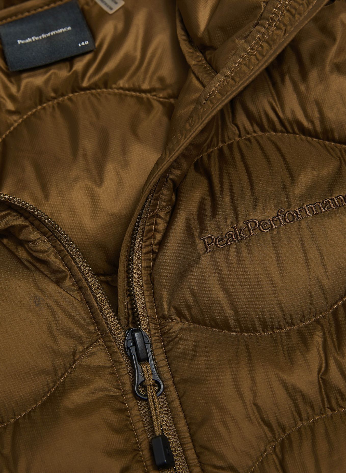 Peak Performance Jr Helium Down Vest Daunenweste: KHAKI
