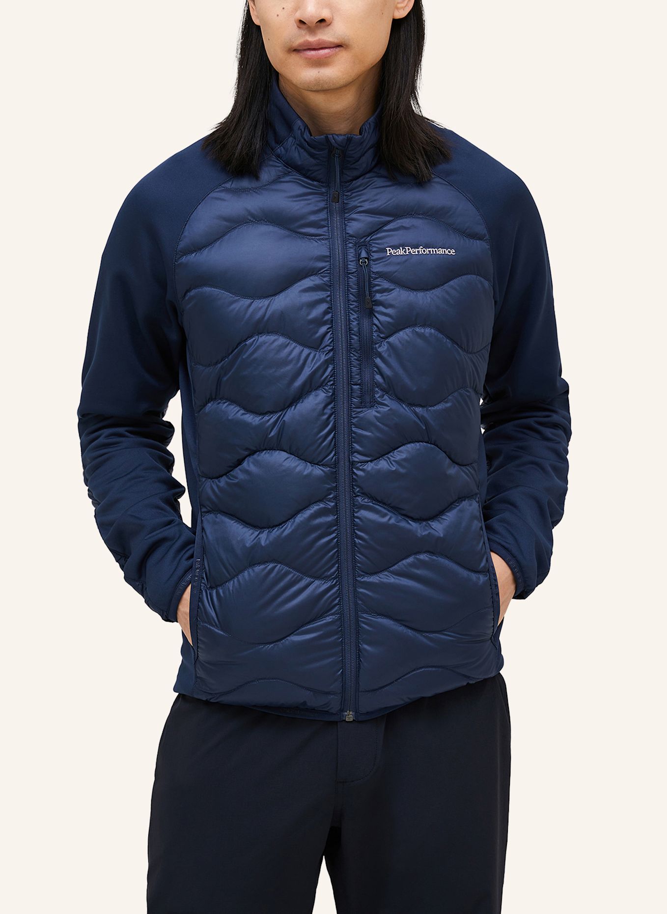 Peak Performance Hybrid-Daunenjacke HELIUM: DUNKELBLAU