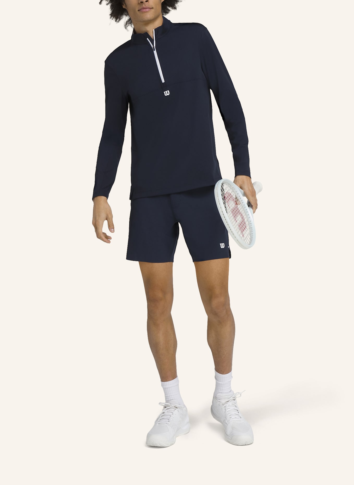 Wilson Sweatshirtpullover ELEVATE PERFORMANCE HALF-ZIP: BLAU