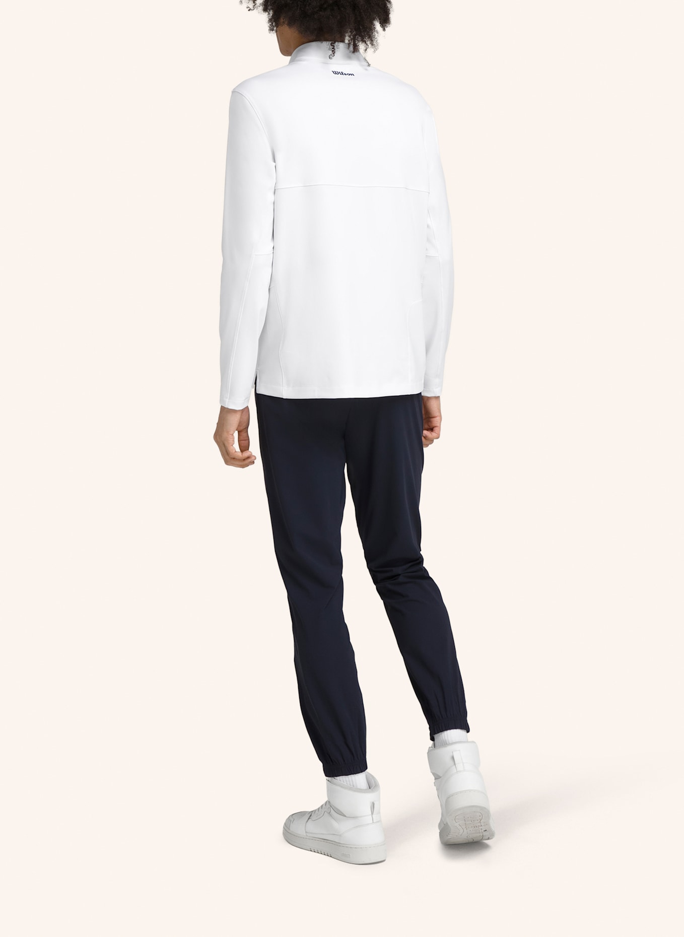 Wilson Sweatshirtpullover ELEVATE PERFORMANCE HALF-ZIP: WEISS