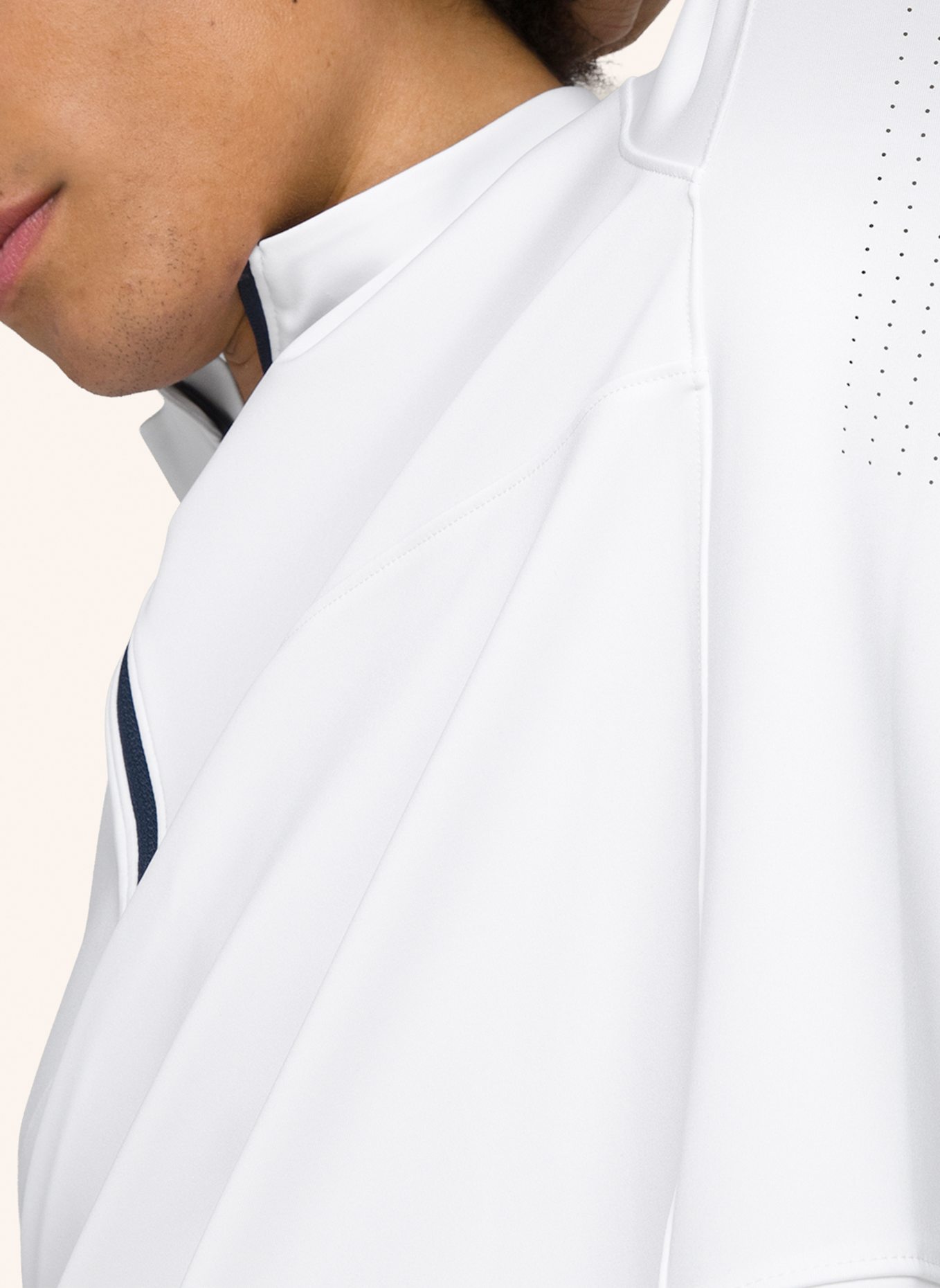 Wilson Sweatshirtpullover ELEVATE PERFORMANCE HALF-ZIP: WEISS