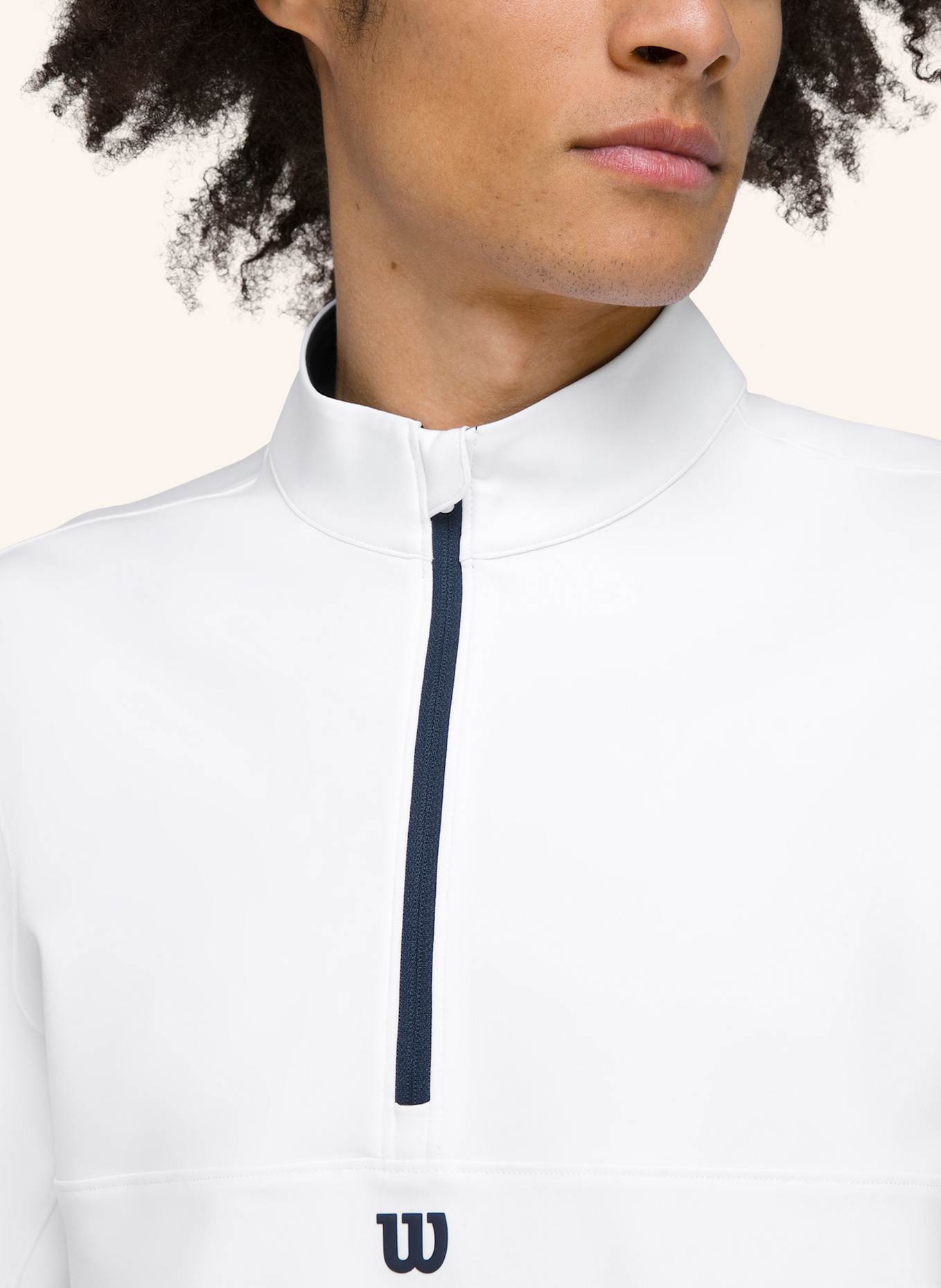 Wilson Sweatshirtpullover ELEVATE PERFORMANCE HALF-ZIP: WEISS
