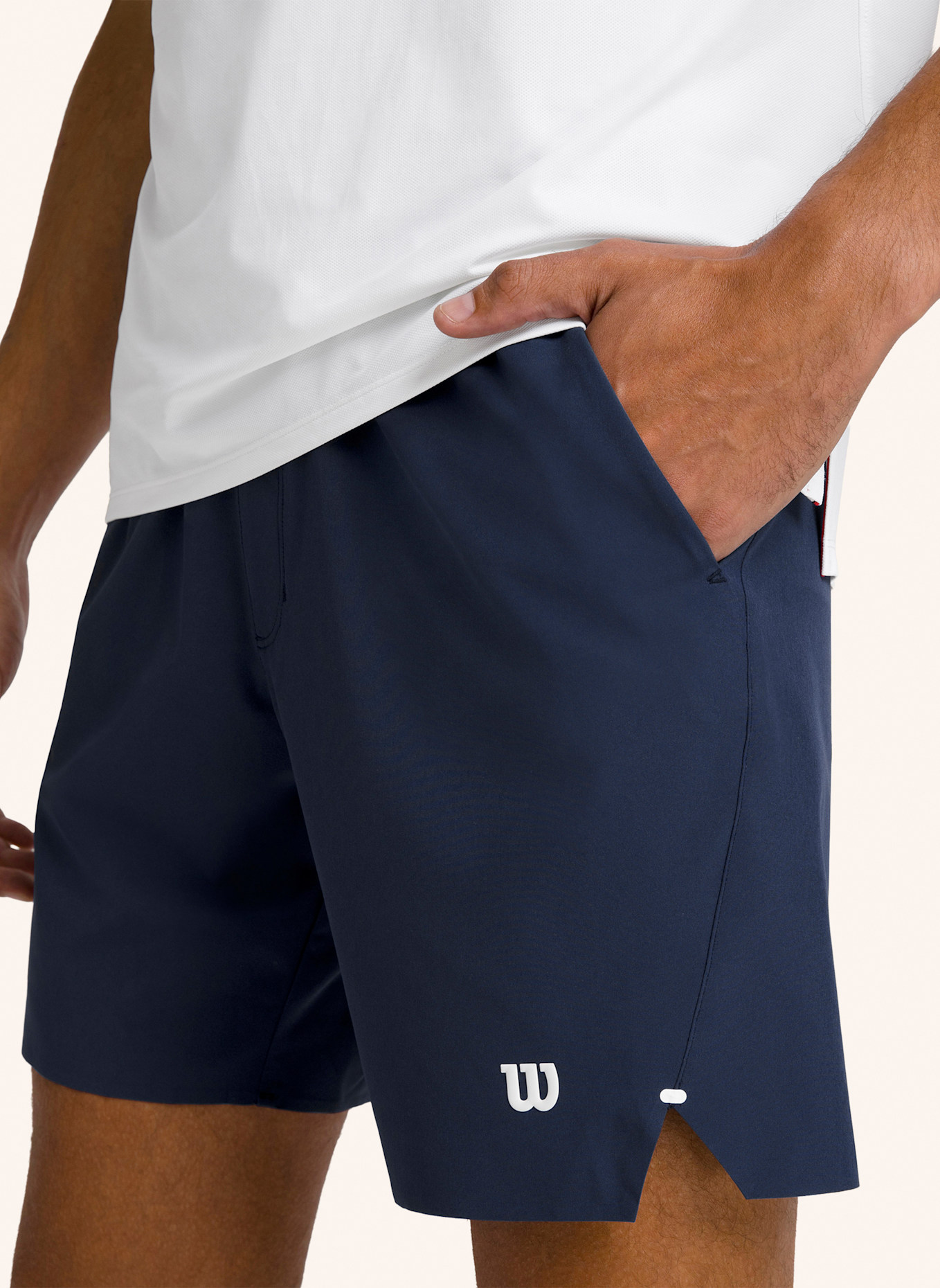 Wilson Tournament Short 7In Unlined Sporthose: BLAU