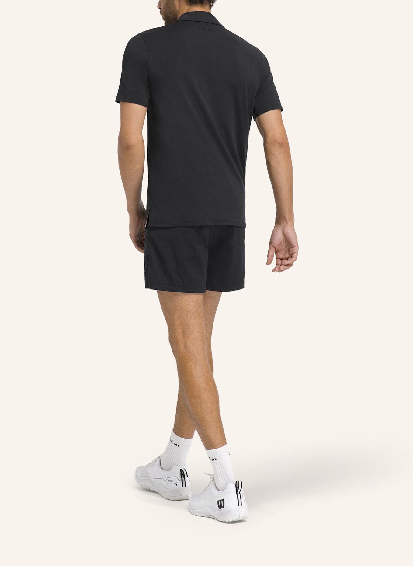 Wilson League Polo Poloshirt: SCHWARZ