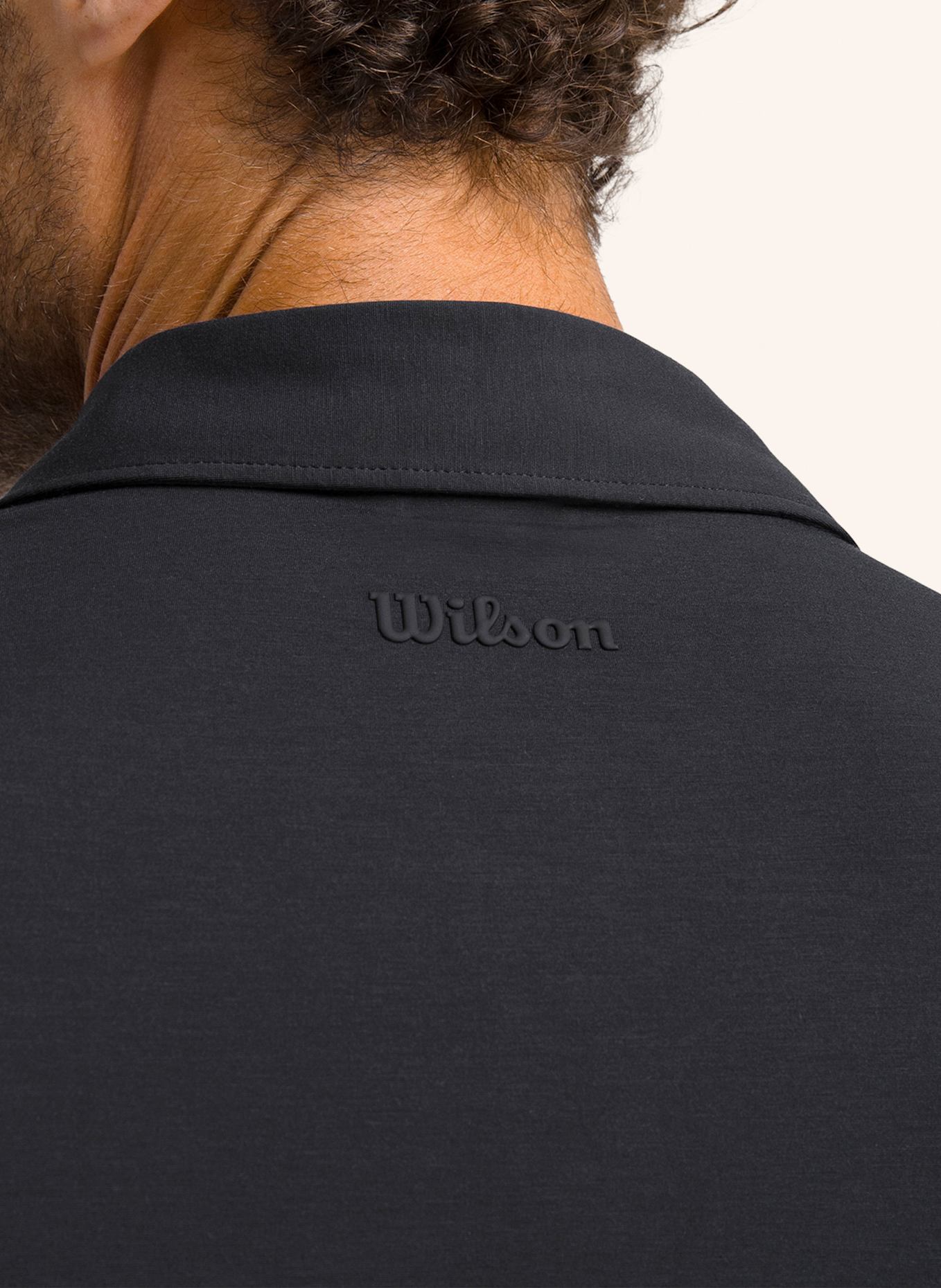 Wilson League Polo Poloshirt: SCHWARZ