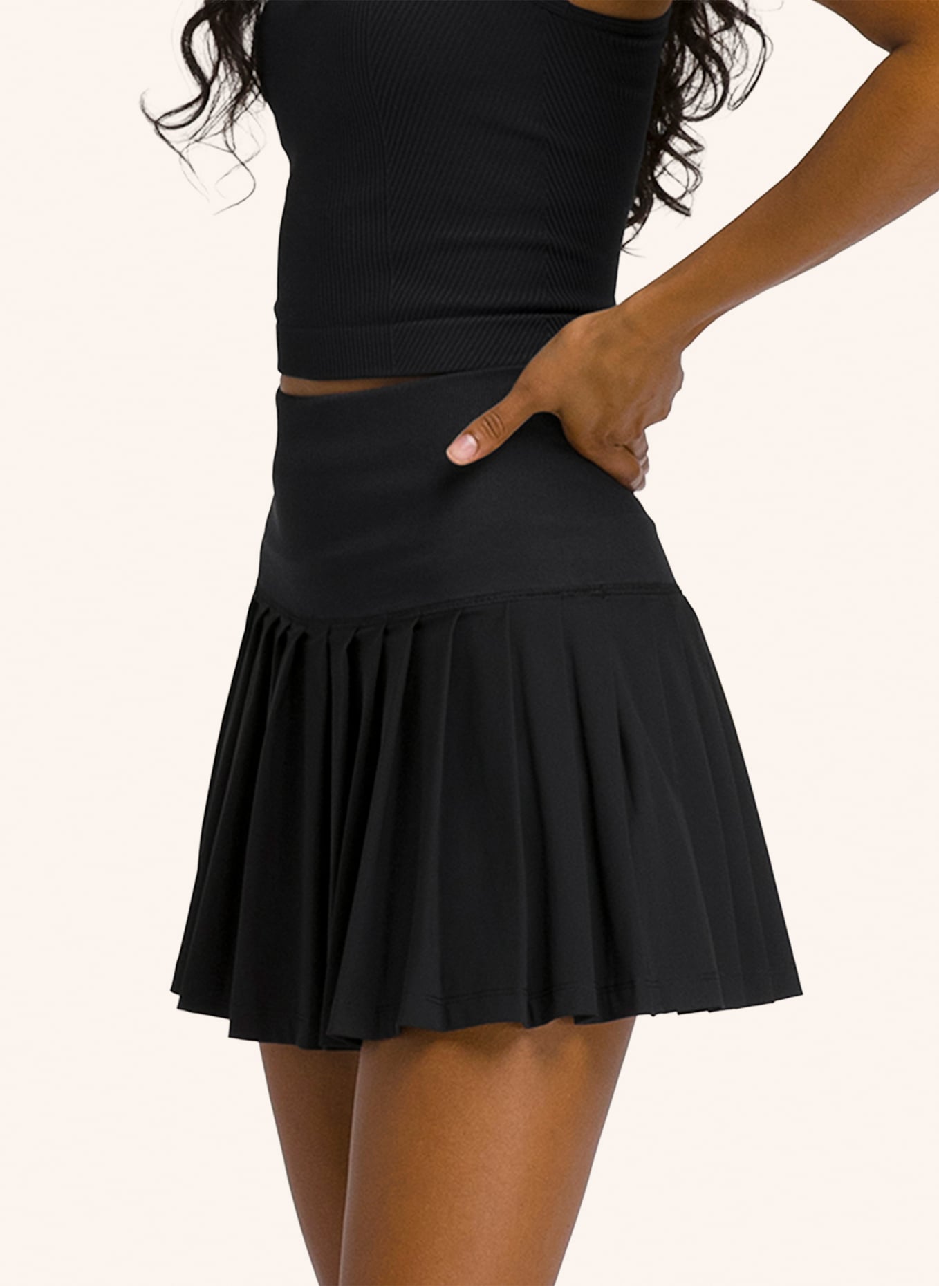 Wilson Tennisrock MIDTOWN TENNIS SKIRT: SCHWARZ