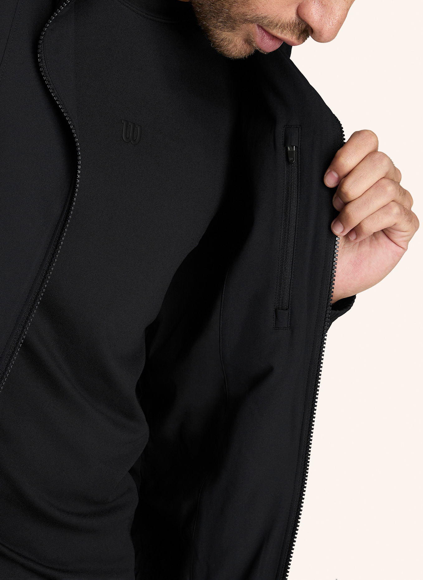 Wilson Sportjacke GRAND SLAM JACKET: SCHWARZ