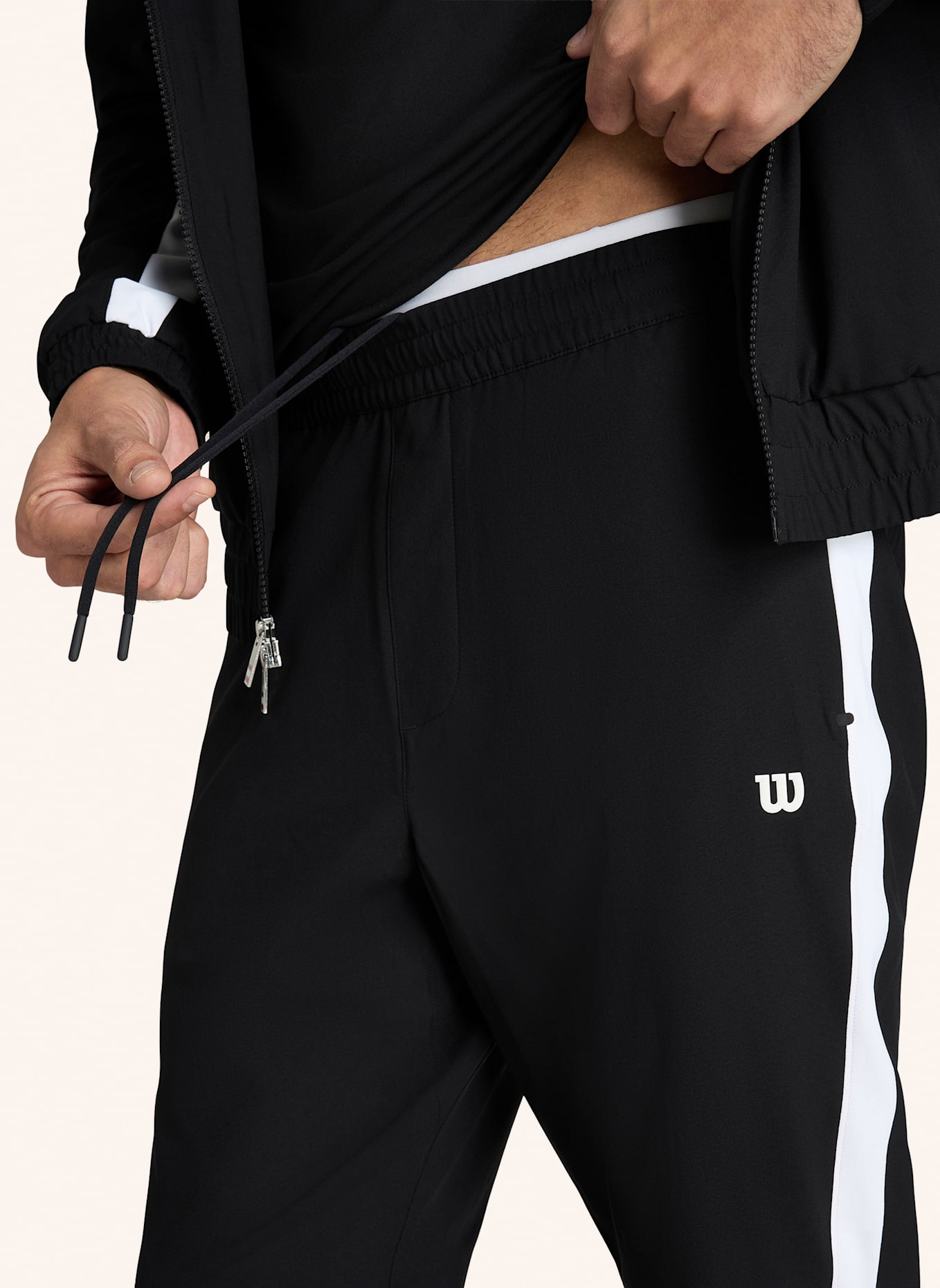 Wilson Grand Slam Jogger Sporthose: SCHWARZ
