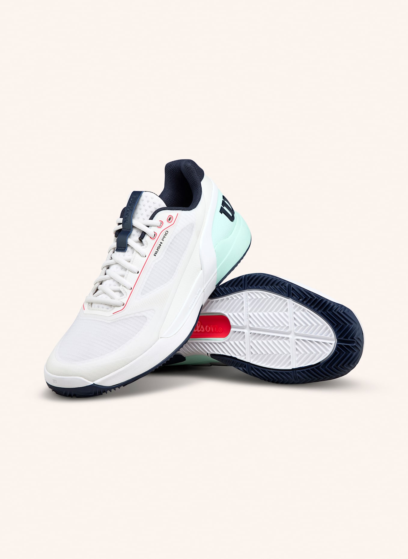 Wilson Rush Pro 5 Clay Tennisschuh: ROT