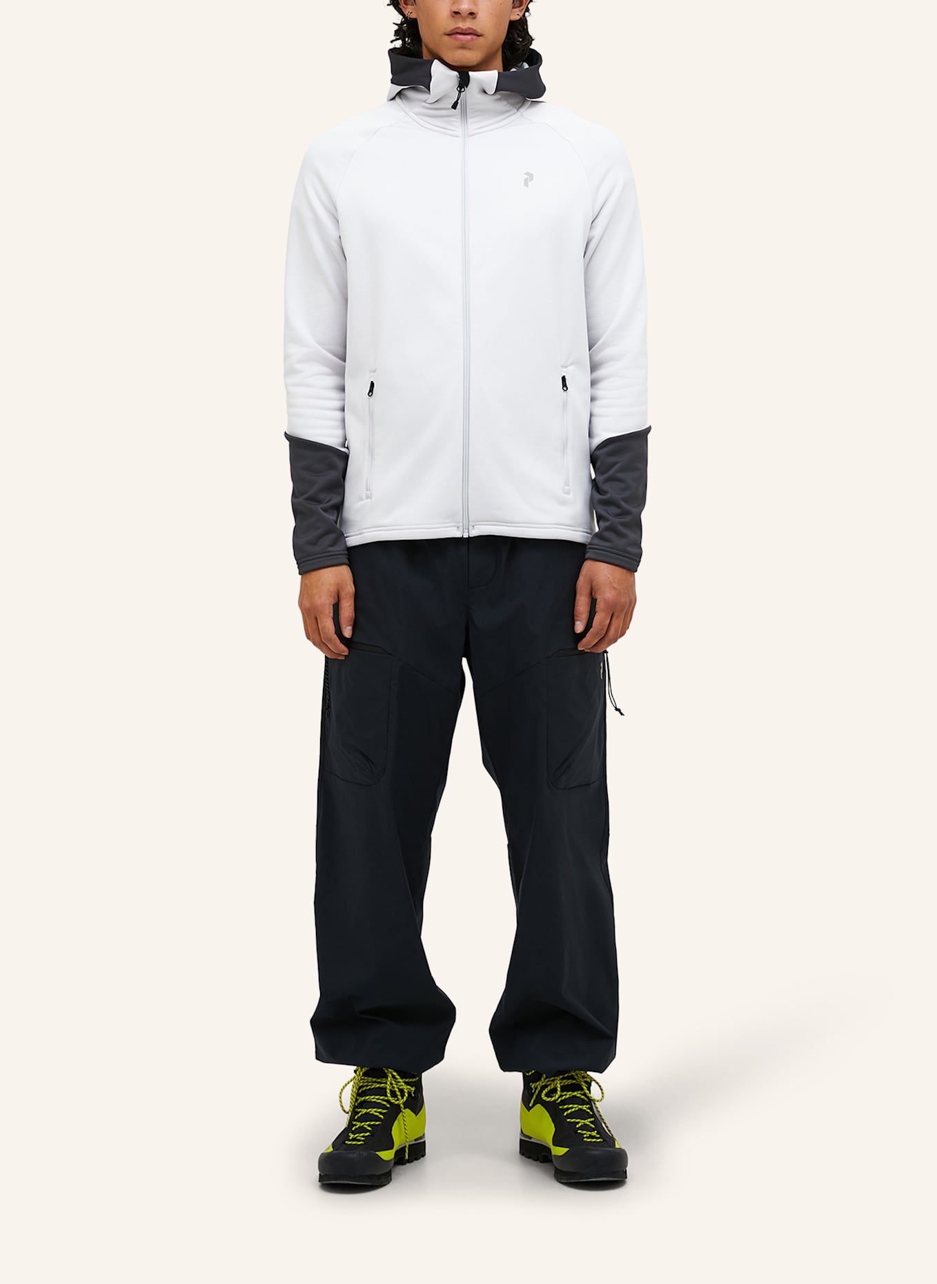 Peak Performance Softshell-Jacke RIDER: HELLGRAU