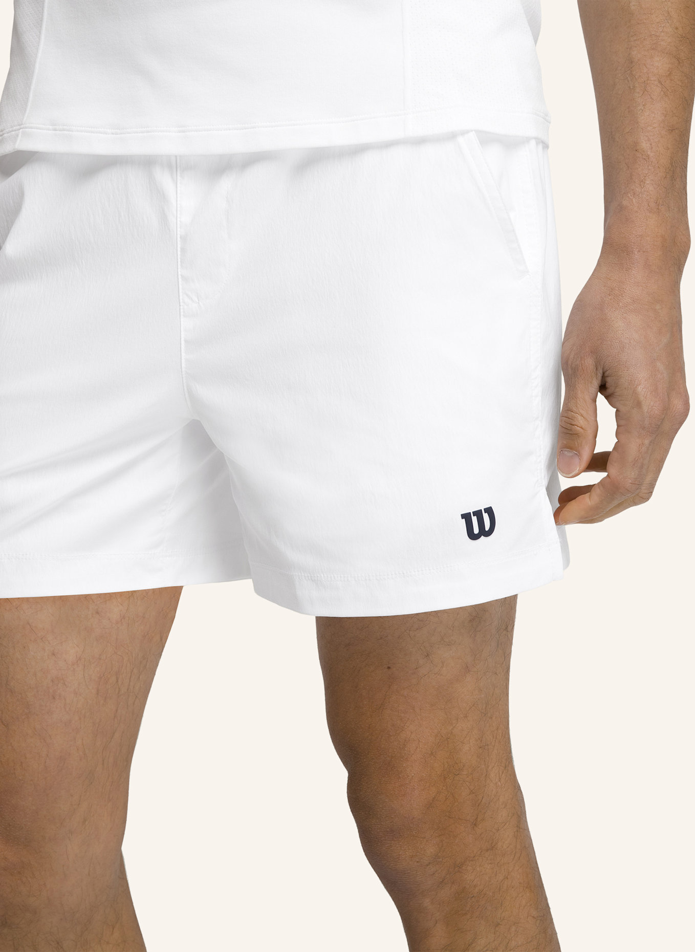 Wilson Tennis Volley Short 6In Sportshorts: WEISS
