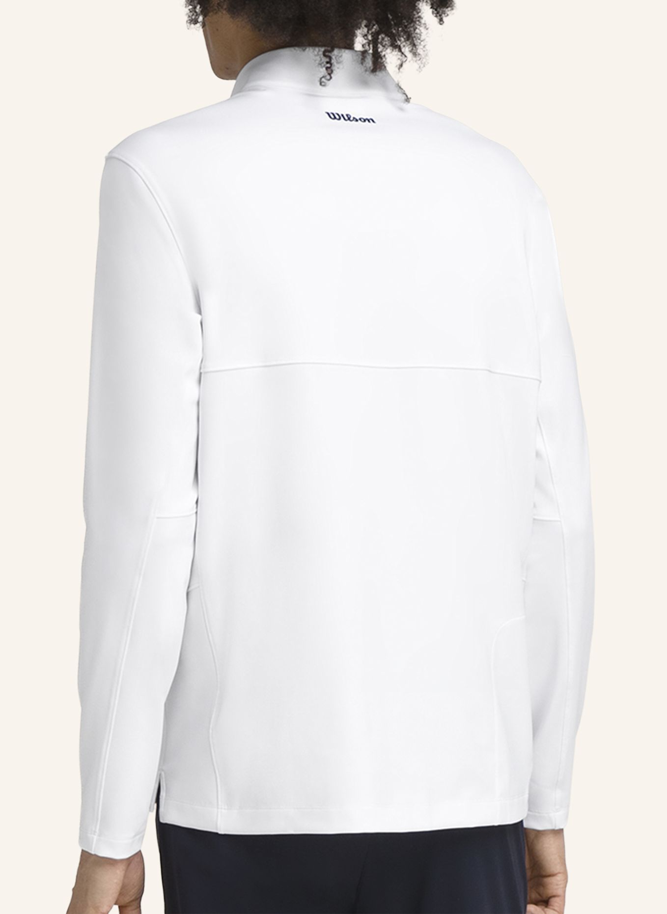 Wilson Sweatshirtpullover ELEVATE PERFORMANCE HALF-ZIP: WEISS