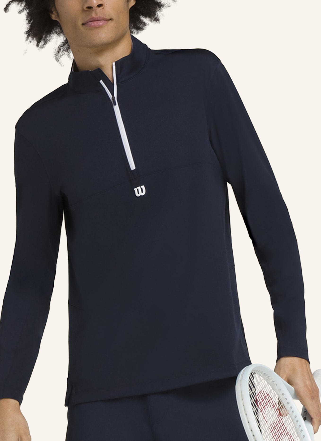 Wilson Sweatshirtpullover ELEVATE PERFORMANCE HALF-ZIP: BLAU