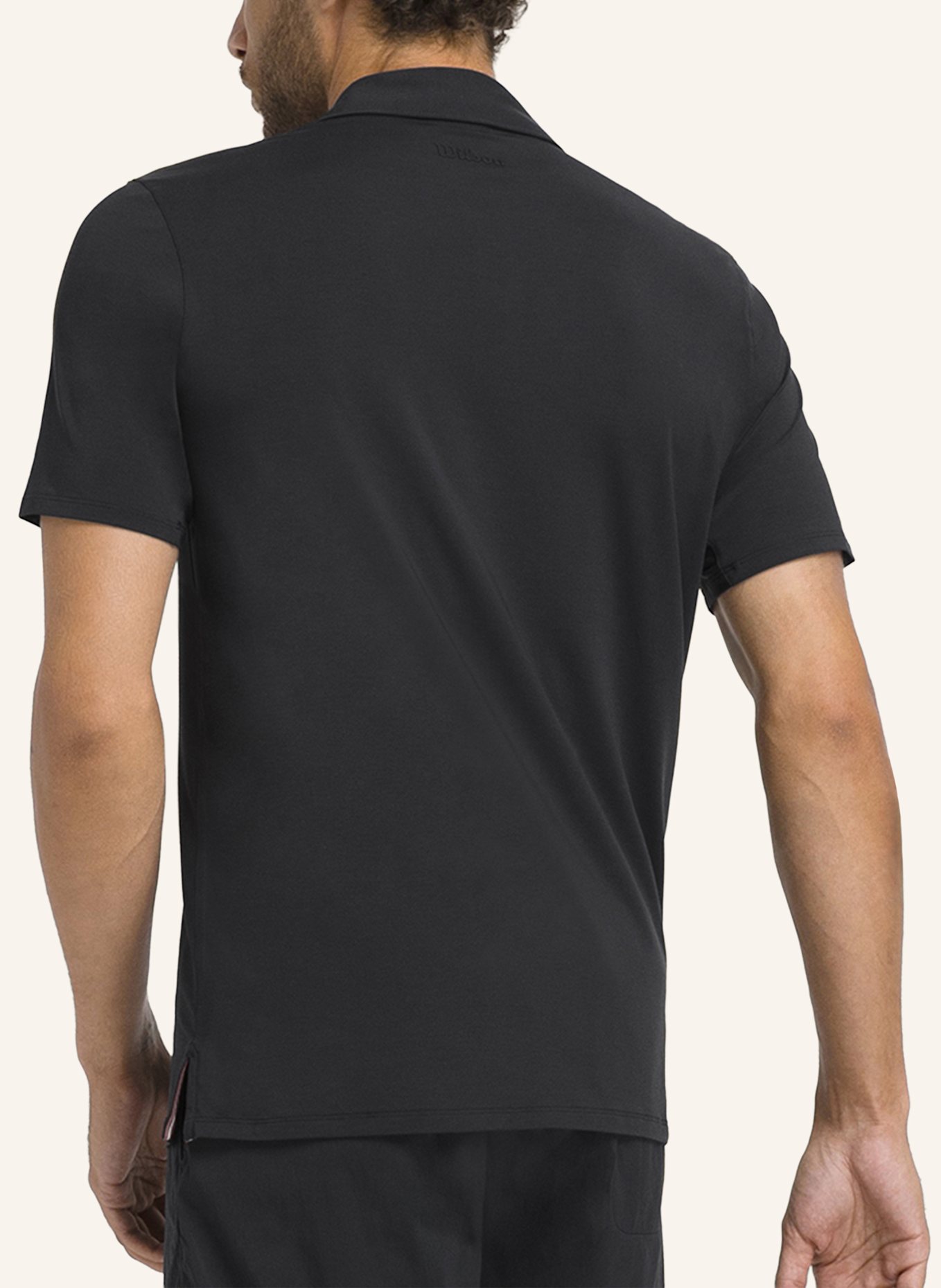 Wilson League Polo Poloshirt: SCHWARZ