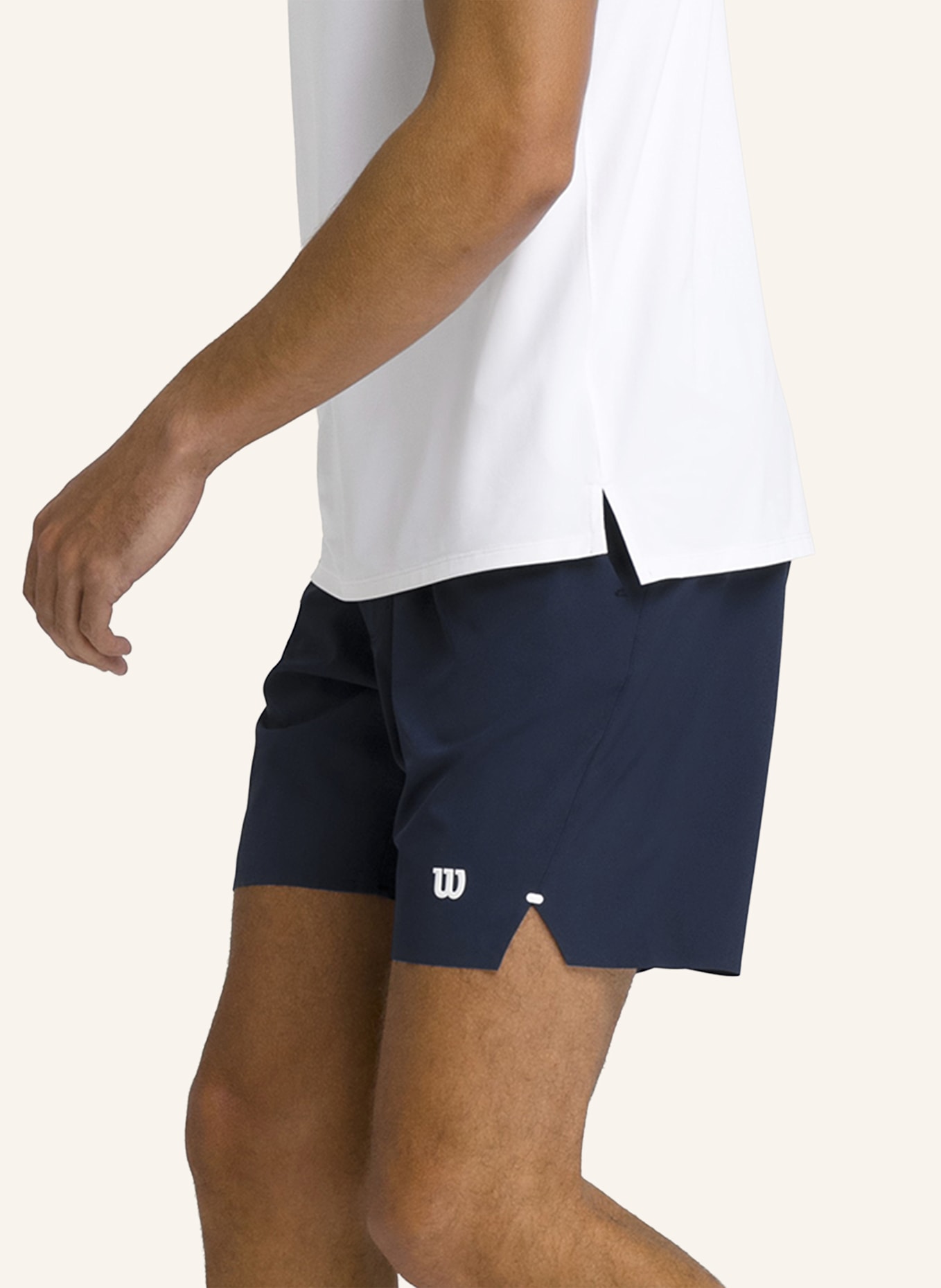 Wilson Tournament Short 7In Unlined Sporthose: BLAU