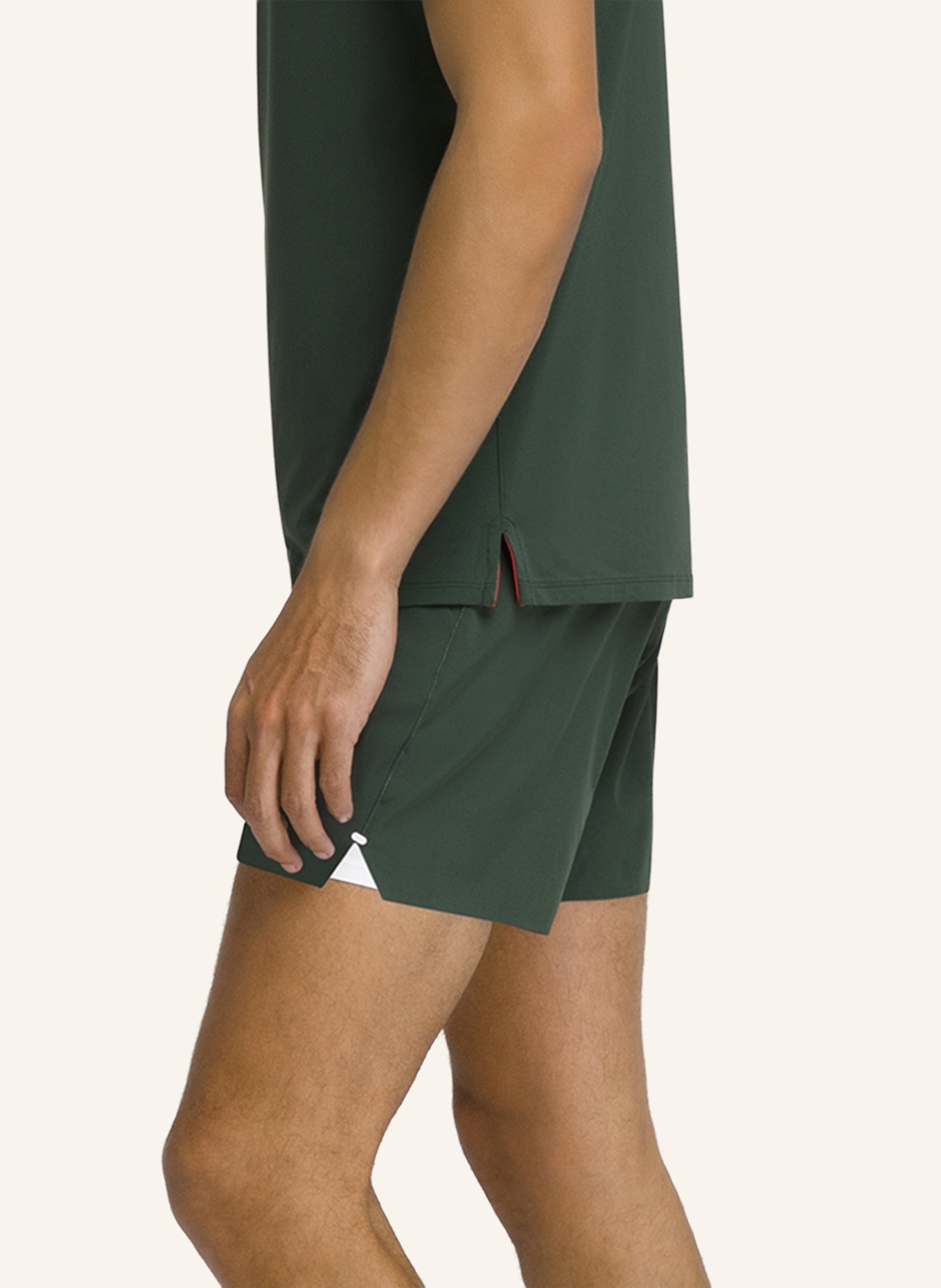 Wilson Tournament Short 7In Unlined Sporthose: GRÜN