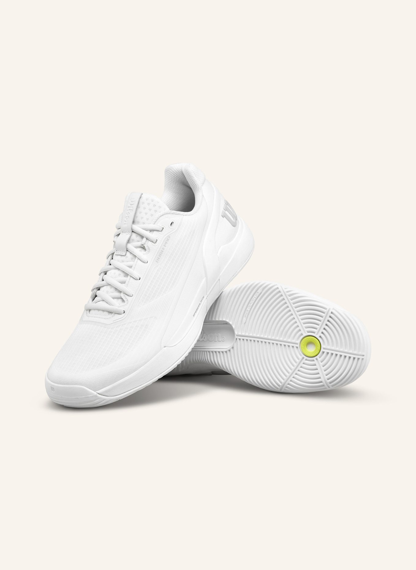 Wilson Padelschuh RUSH PRO 5 PADEL: WEISS