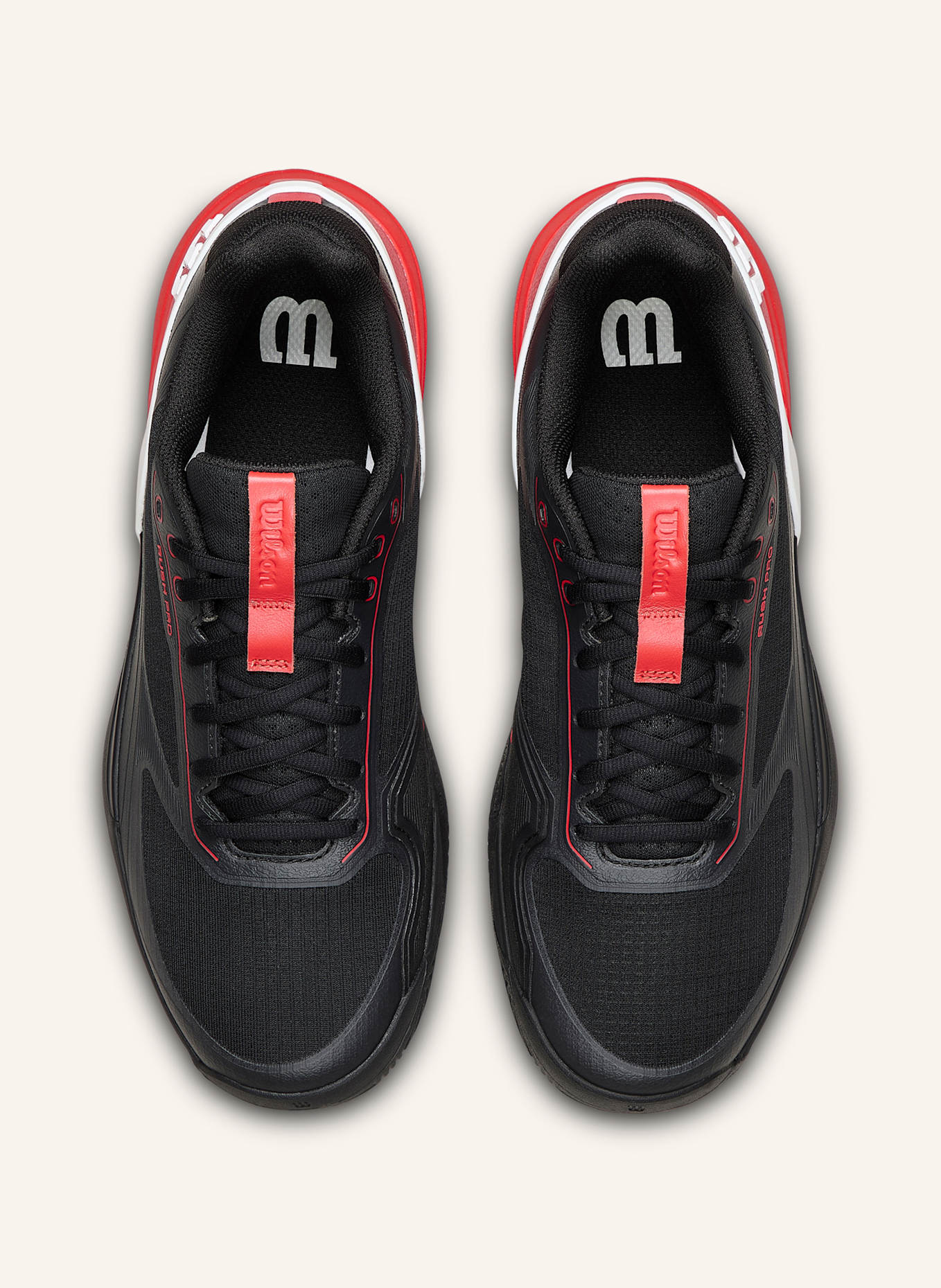 Wilson Rush Pro 5 Tennisschuh: SCHWARZ