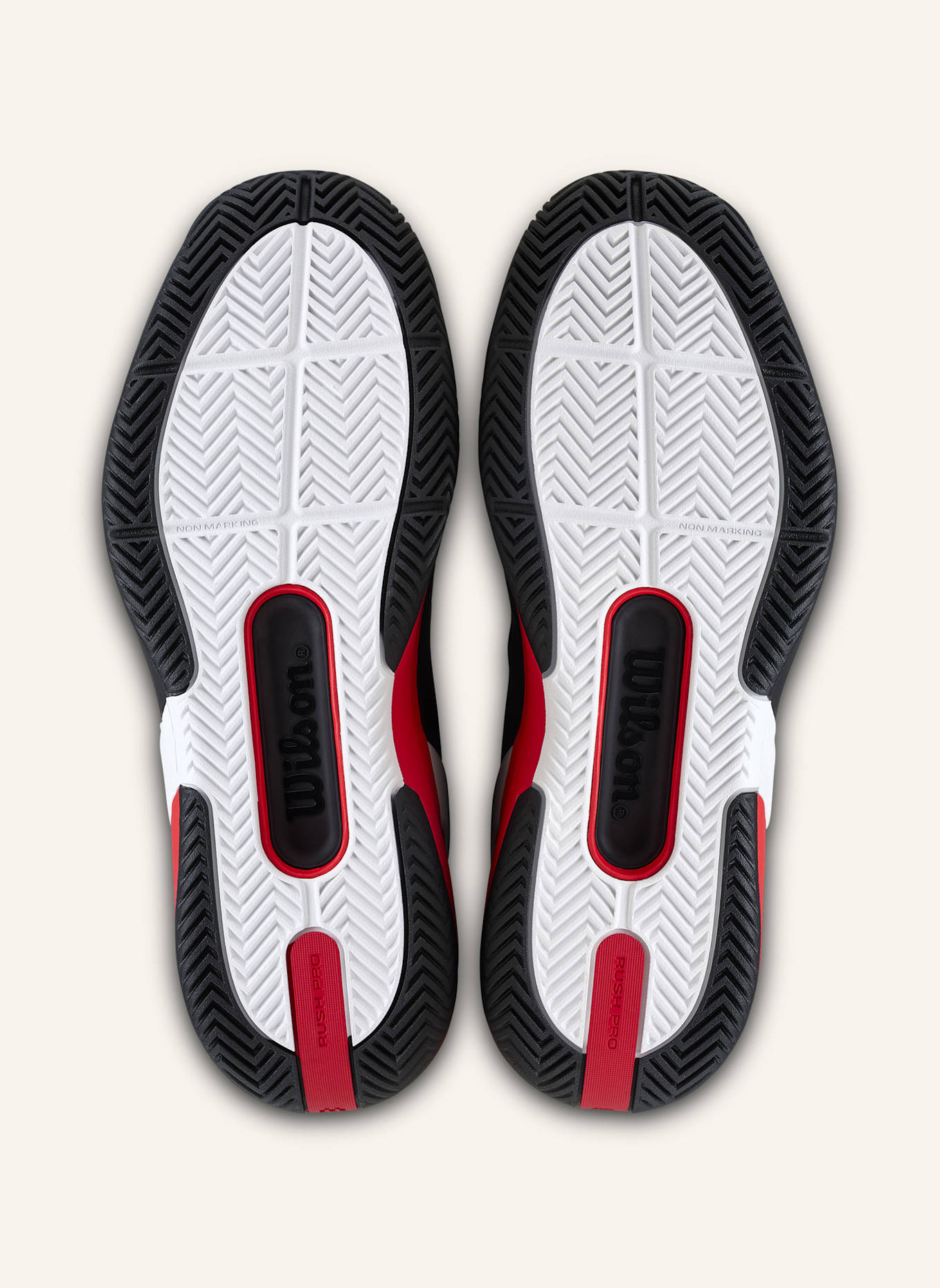 Wilson Rush Pro 5 Tennisschuh: SCHWARZ