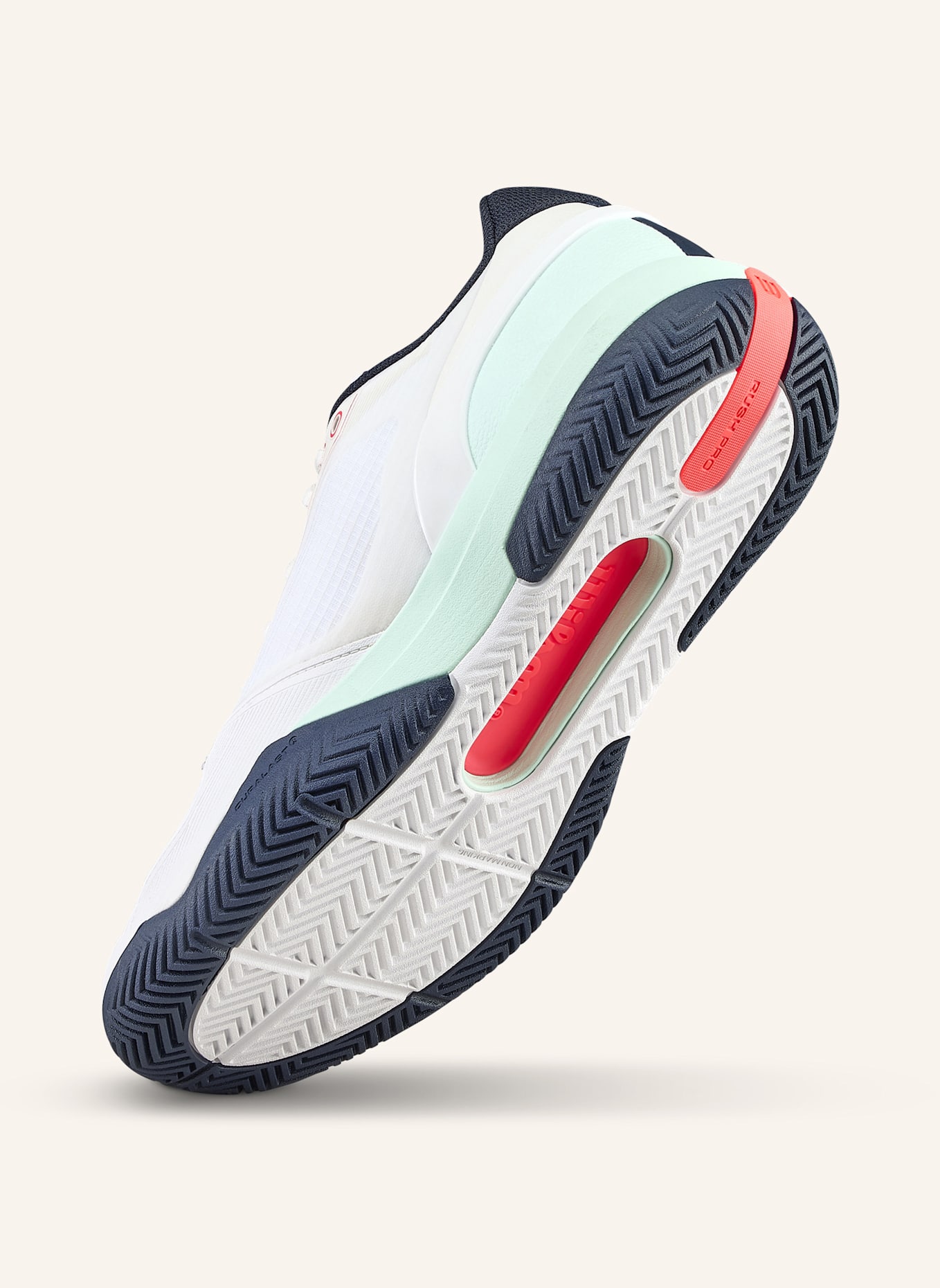 Wilson Rush Pro 5 Tennisschuh: MINT/ WEISS