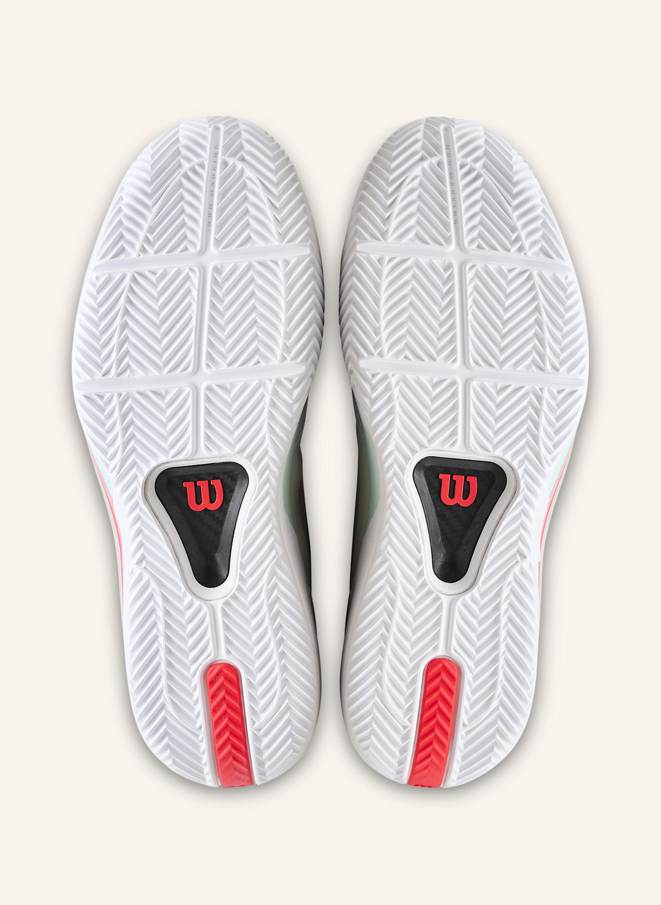 Wilson Rush Tour 5 Clay Tennisschuh: MINT/ WEISS