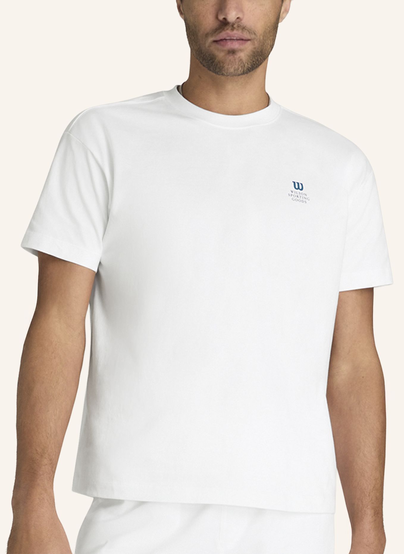 Wilson Shirt WILSON CLASSIC COTTON GRAPHIC: WEISS