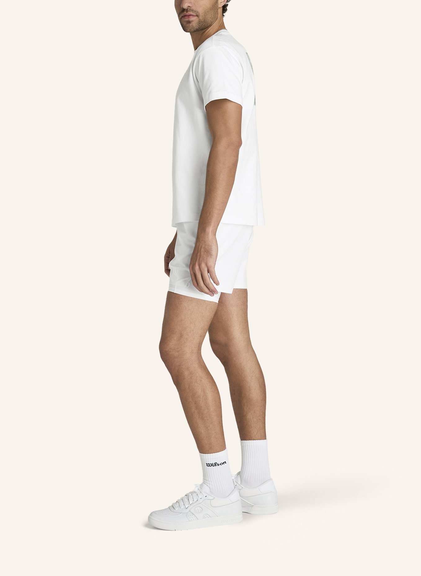 Wilson Wilson Classic Cotton Graphic Shirt: WEISS