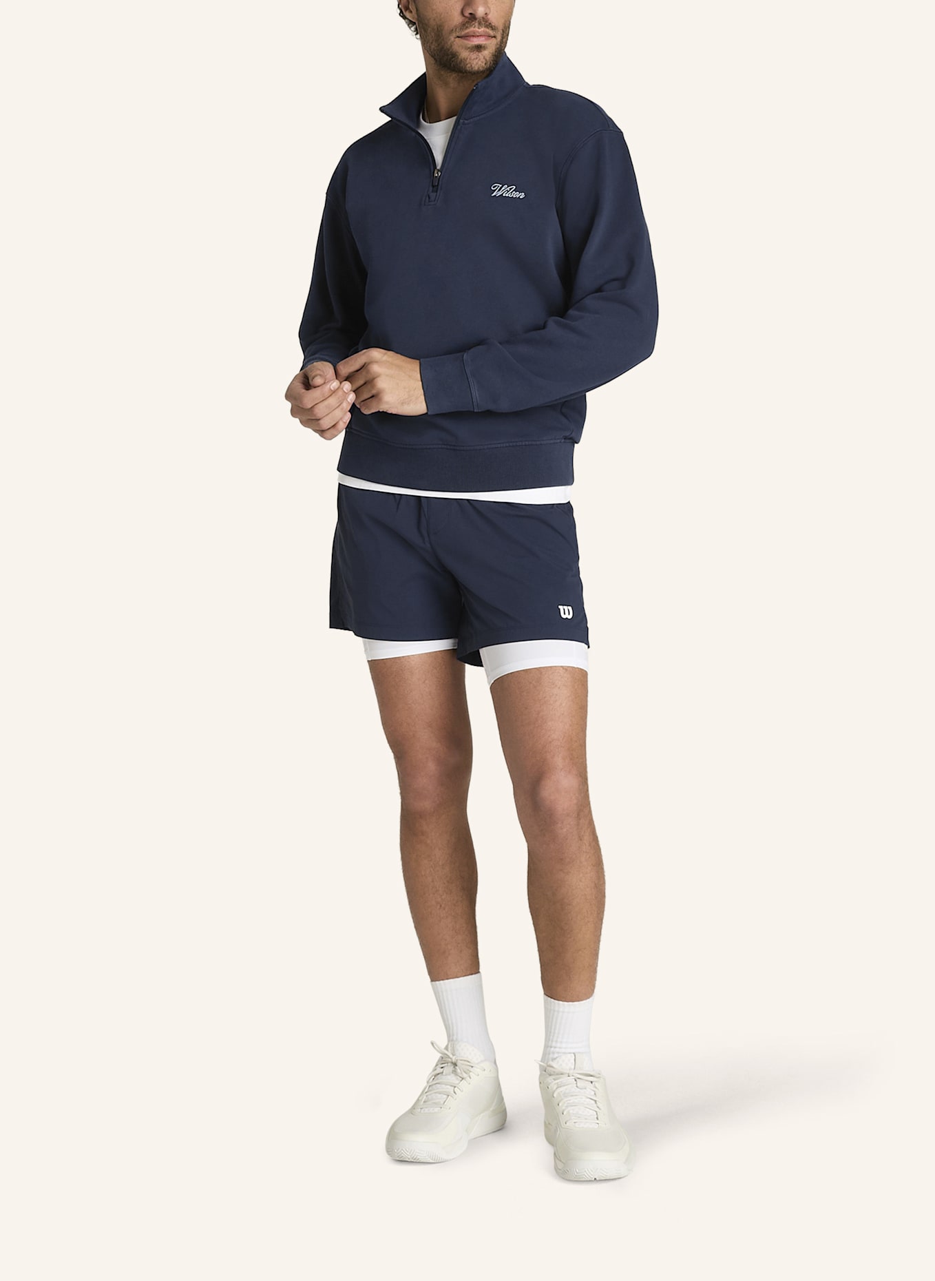 Wilson Sweatshirtpullover PLAYSTATE 1/2 ZIP: BLAU