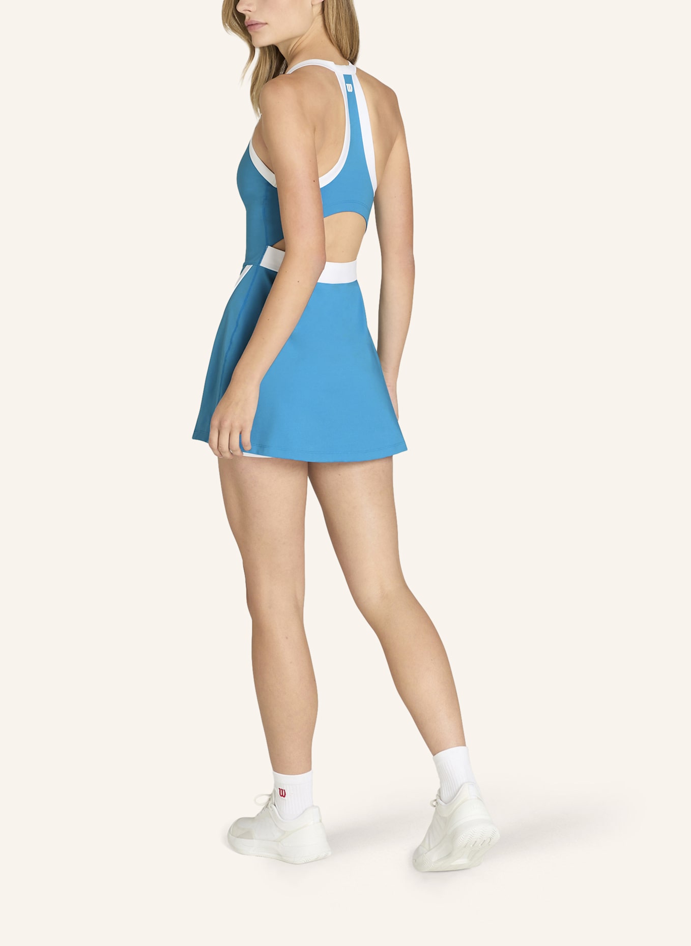 Wilson Rally Halter Dress Minikleid: BLAU